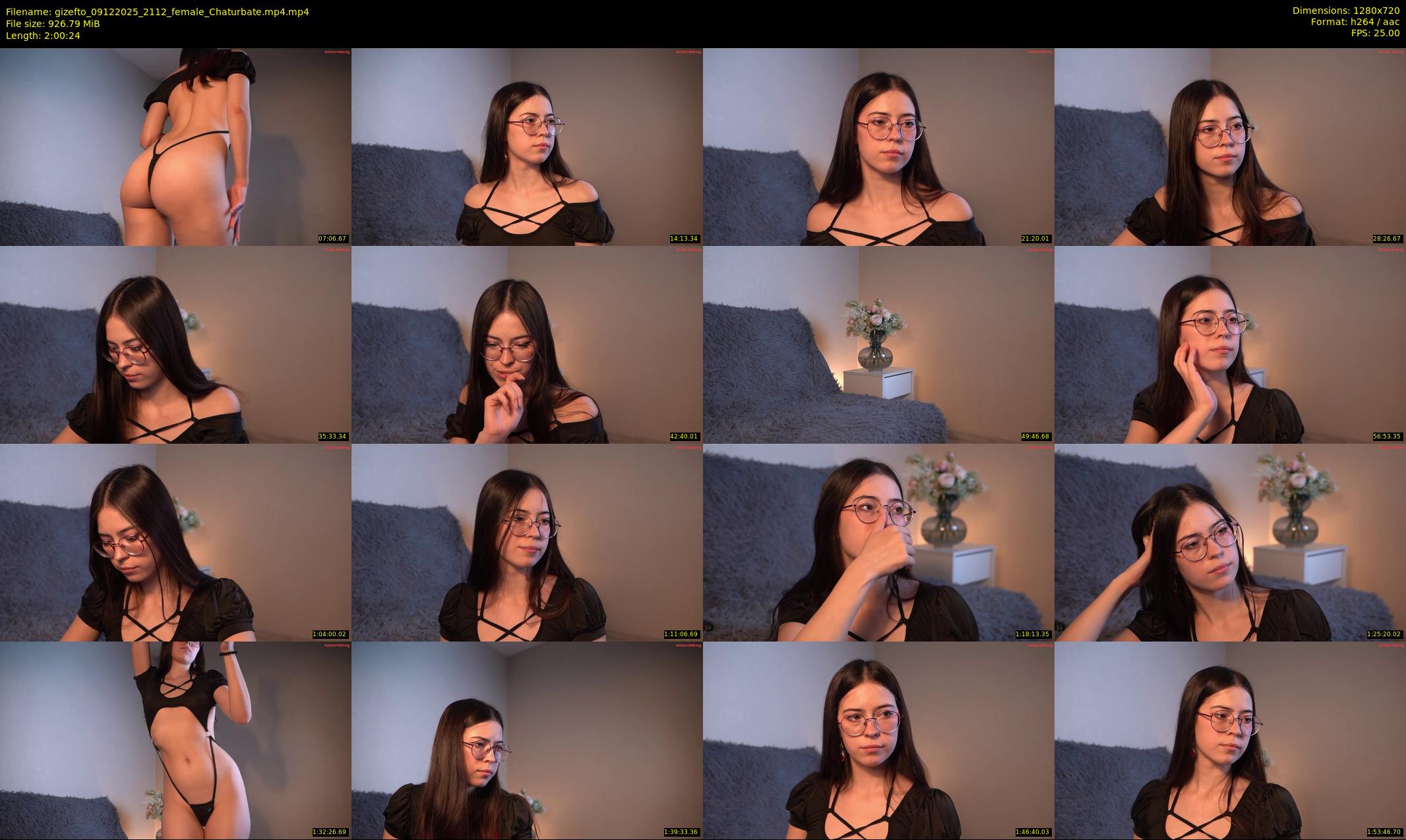 gizefto — 121 minute Chaturbate female cam show recording, 720p, Dec 9, 2025