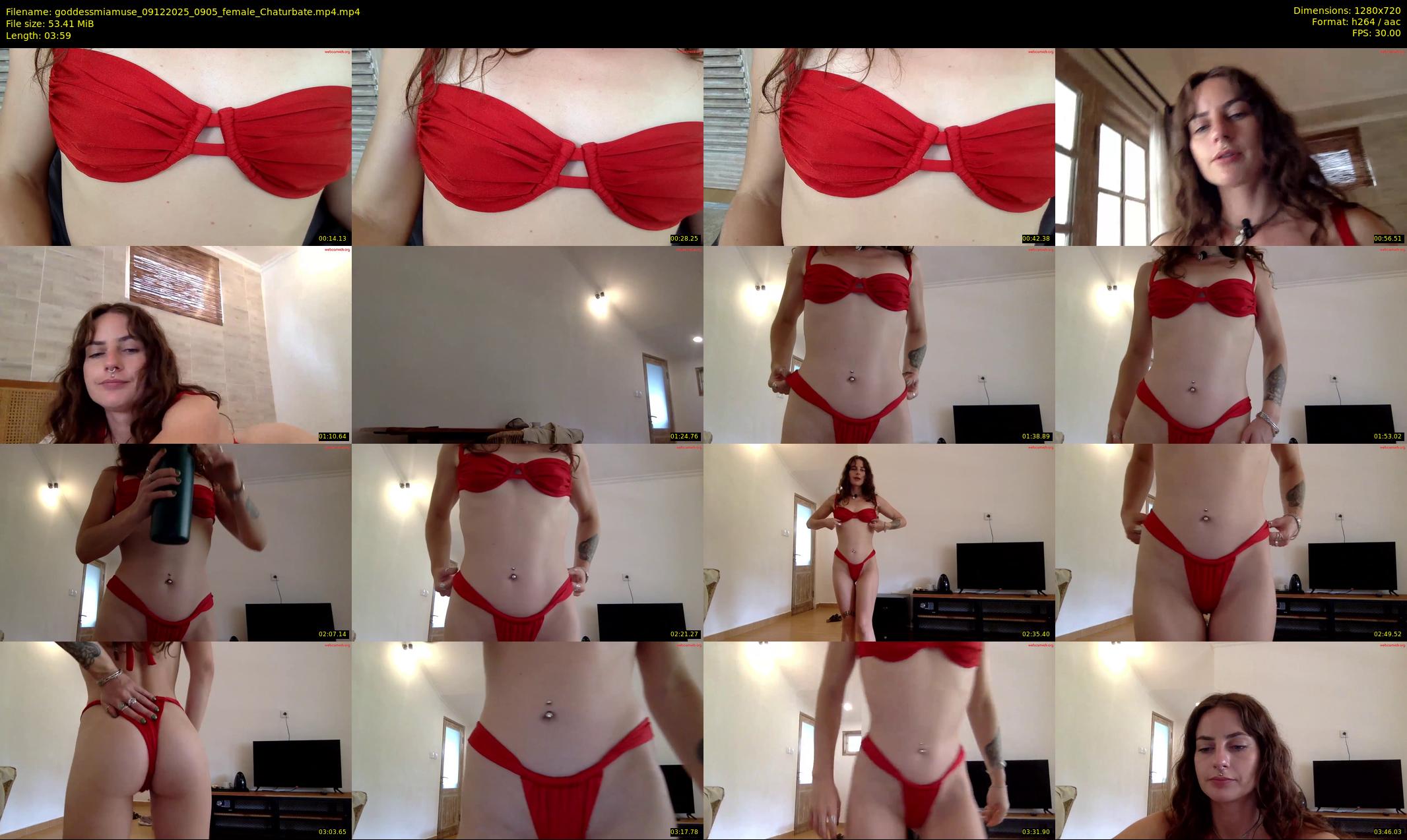 goddessmiamuse — 4 minute Chaturbate female cam show recording, 720p, Dec 9, 2025
