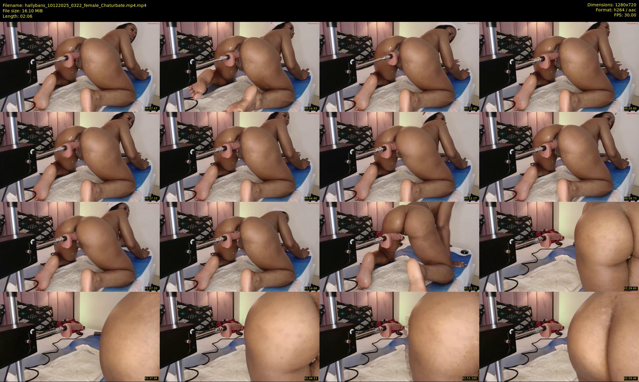 hallybans — 3 minute Chaturbate female cam show recording, 720p, Dec 10, 2025