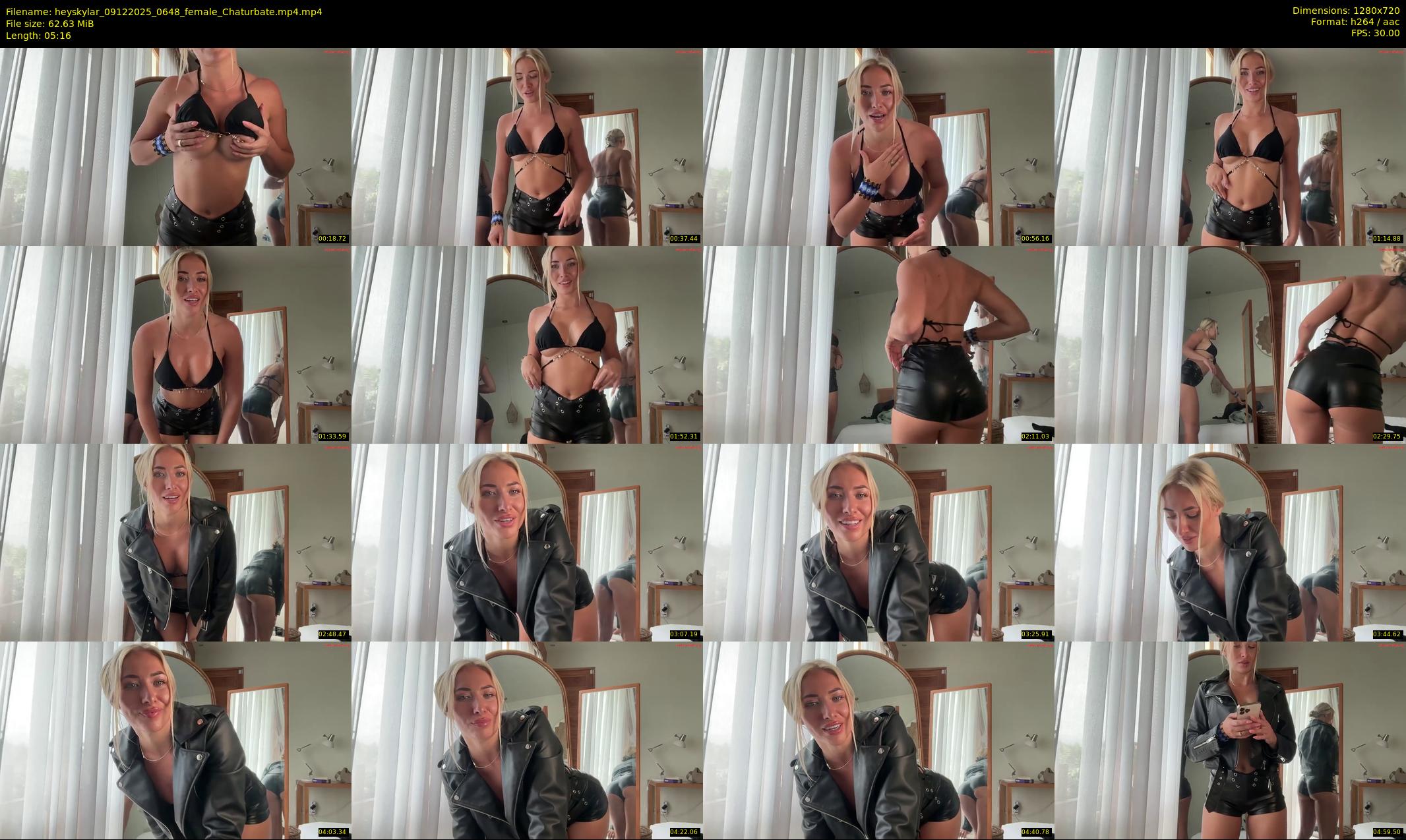 heyskylar — 6 minute Chaturbate female cam show recording, 720p, Dec 9, 2025