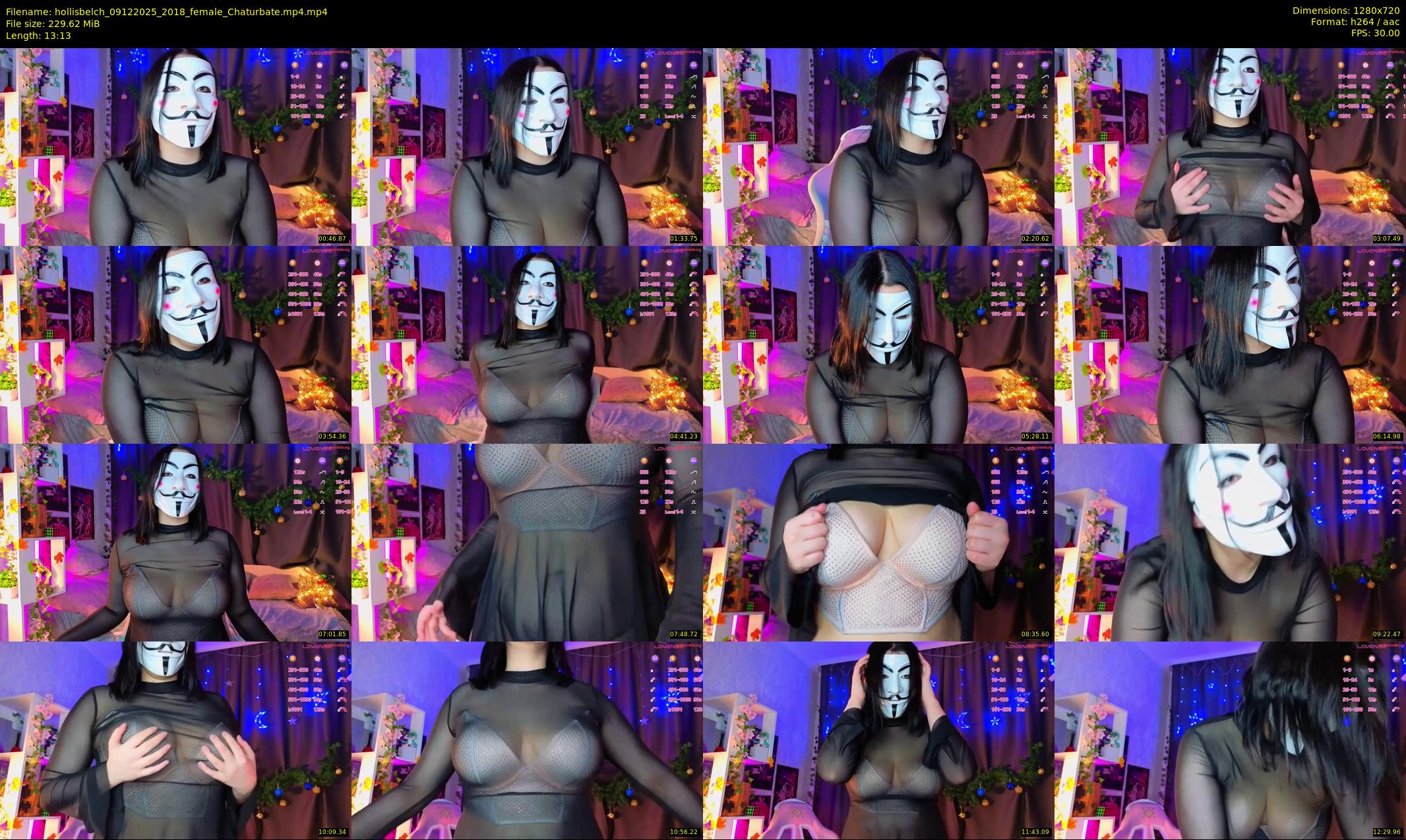 hollisbelch — 14 minute Chaturbate female cam show recording, 720p, Dec 9, 2025