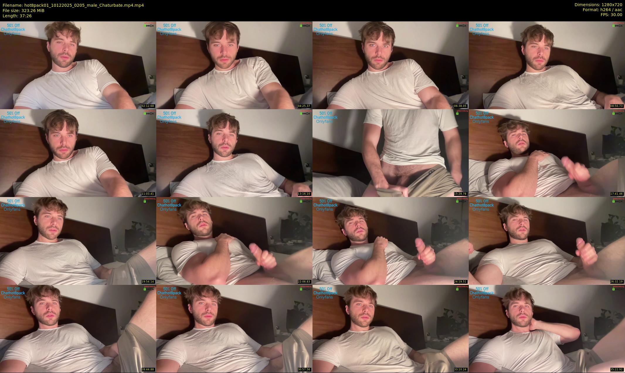 hot8pack01 — 38 minute Chaturbate male cam show recording, 720p, Dec 10, 2025
