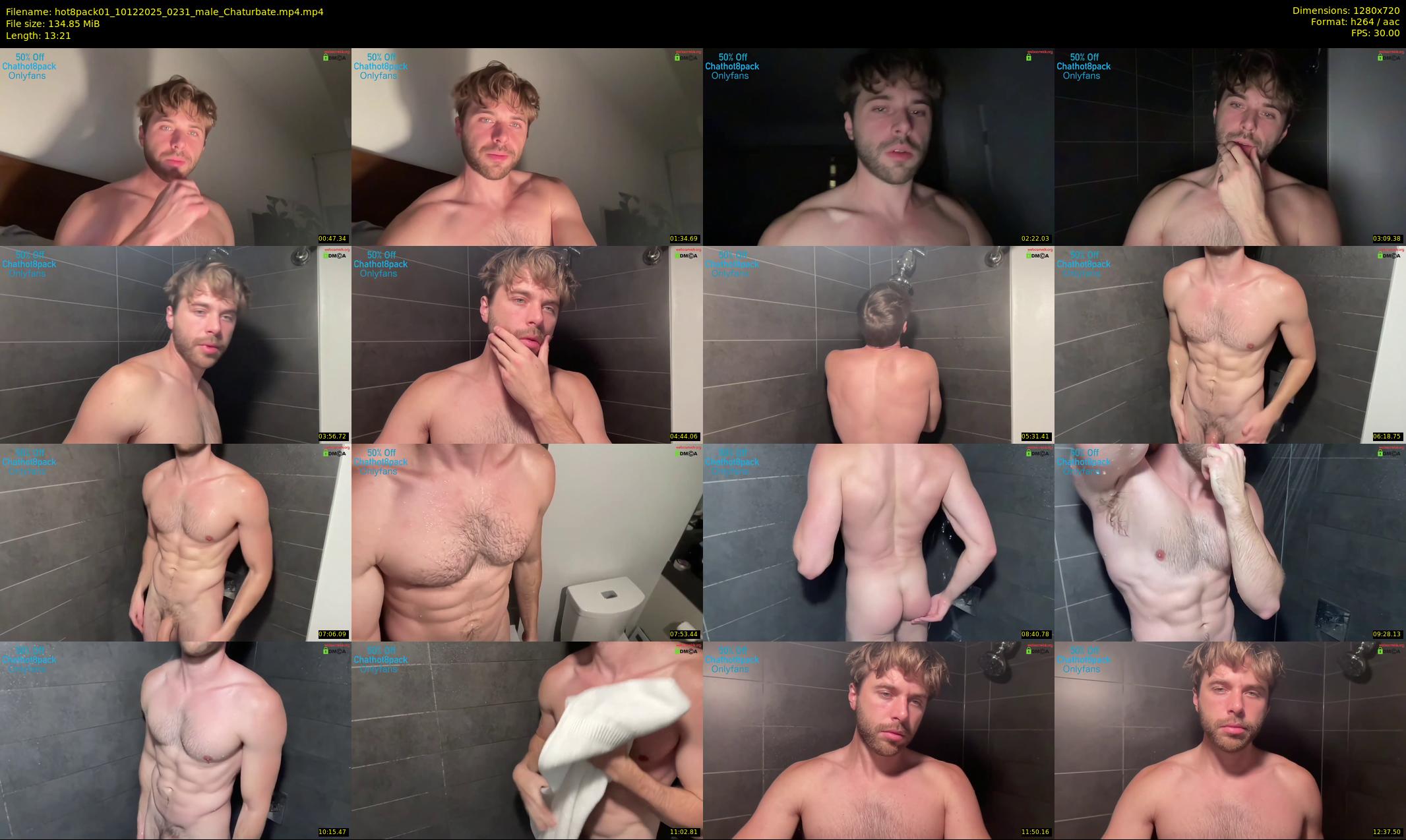 hot8pack01 — 14 minute Chaturbate male cam show recording, 720p, Dec 10, 2025