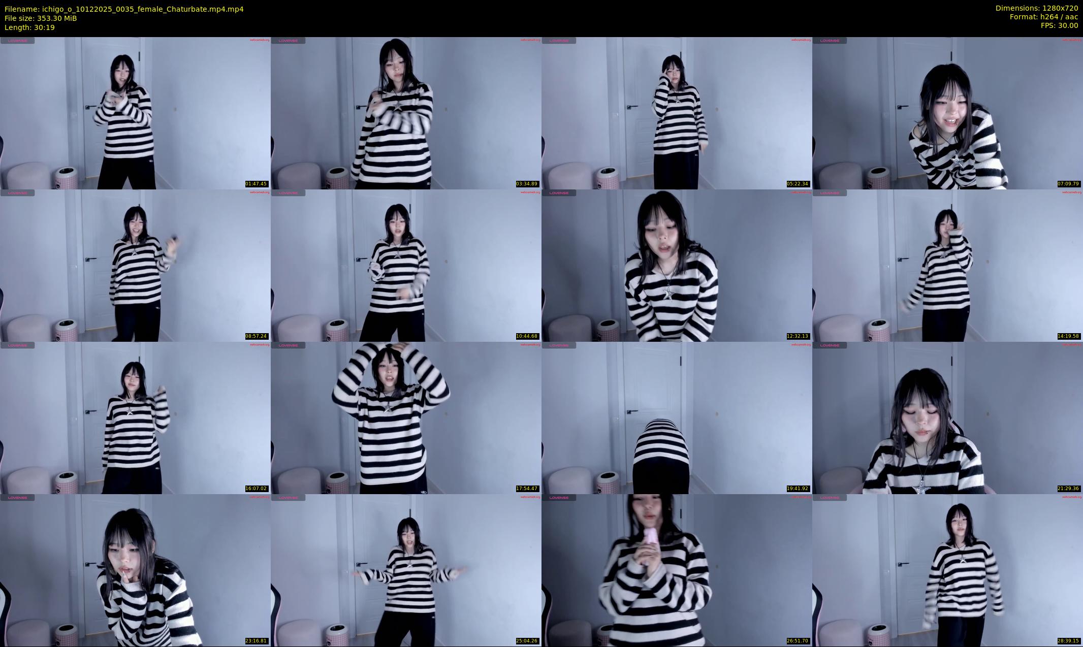 ichigo_o — 31 minute Chaturbate female cam show recording, 720p, Dec 10, 2025