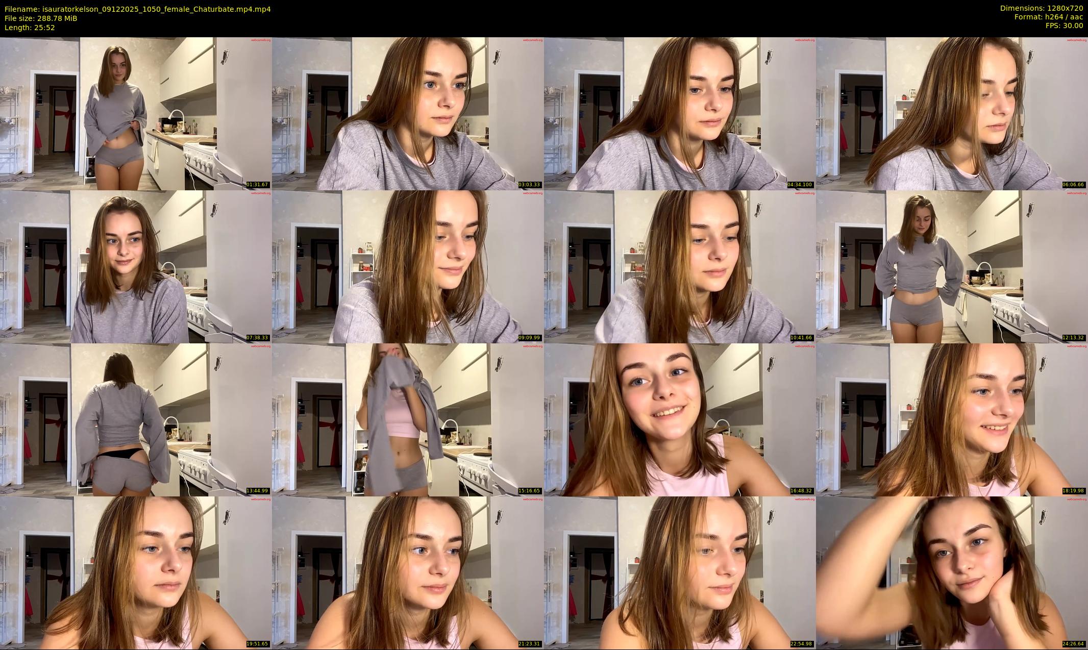 isauratorkelson — 26 minute Chaturbate female cam show recording, 720p, Dec 9, 2025