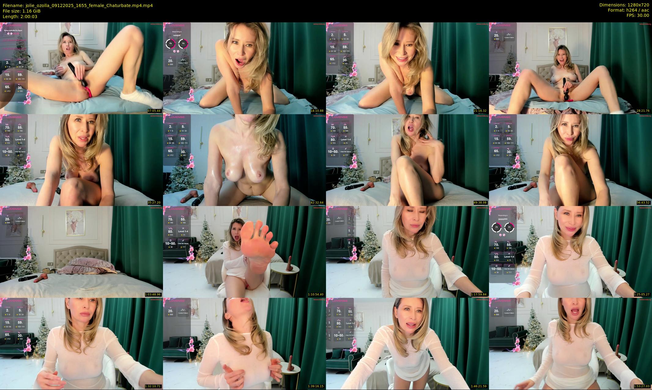jolie_ozolla — 121 minute Chaturbate female cam show recording, 720p, Dec 9, 2025