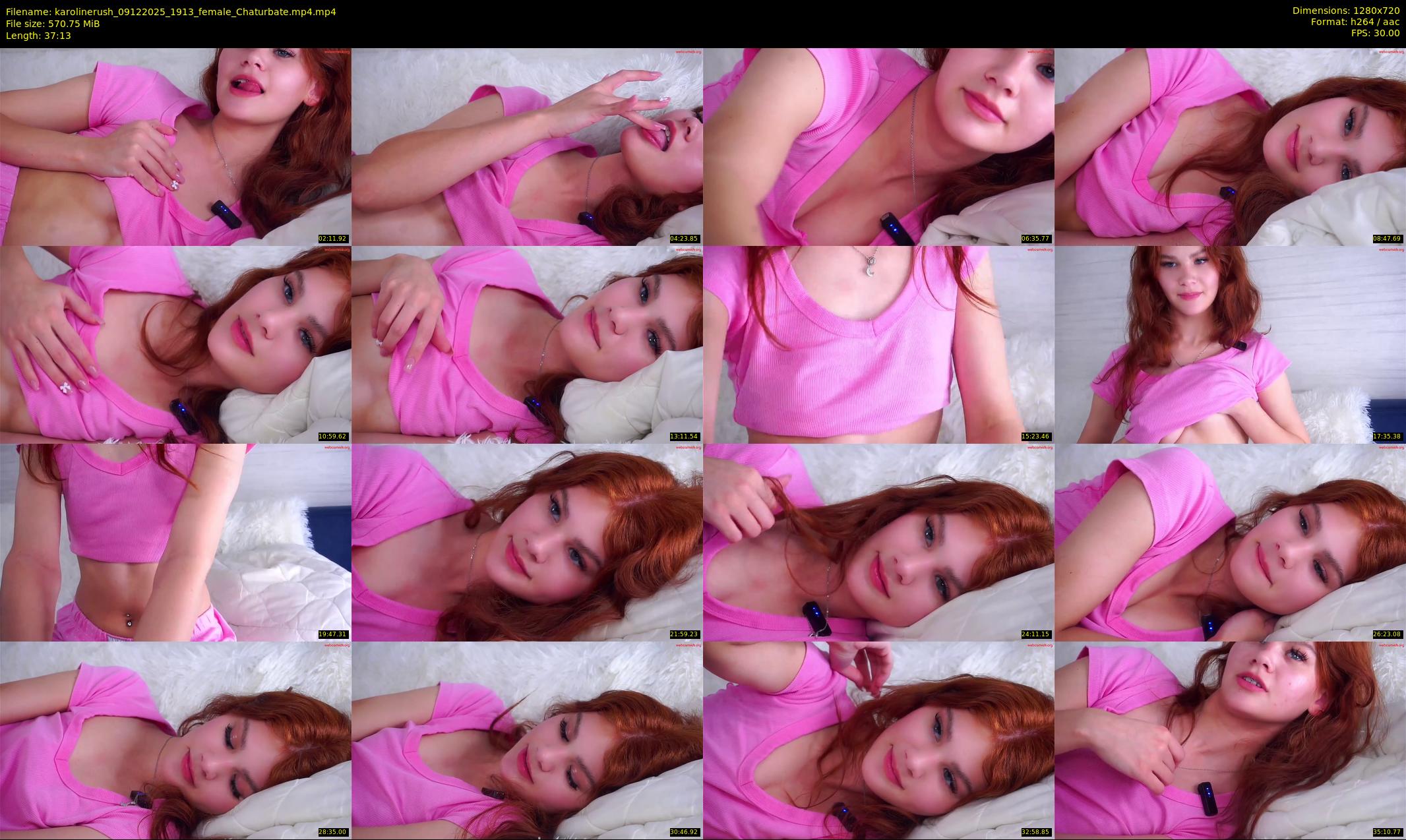 karolinerush — 38 minute Chaturbate female cam show recording, 720p, Dec 9, 2025