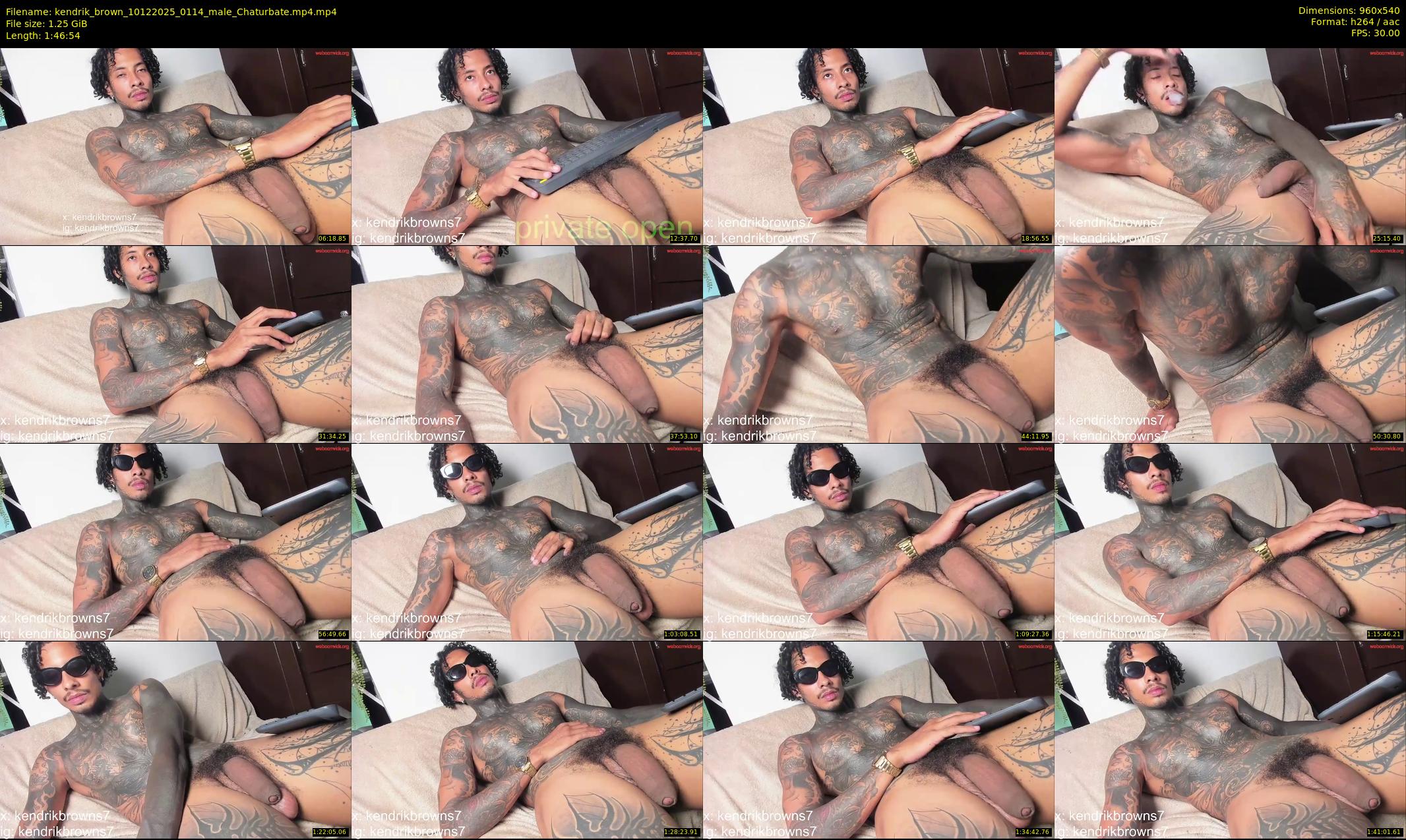 kendrik_brown — 107 minute Chaturbate male cam show recording, 480p, Dec 10, 2025