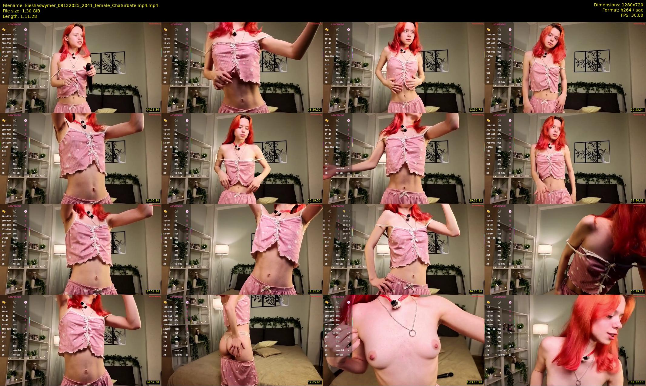 kieshaswymer — 72 minute Chaturbate female cam show recording, 720p, Dec 9, 2025