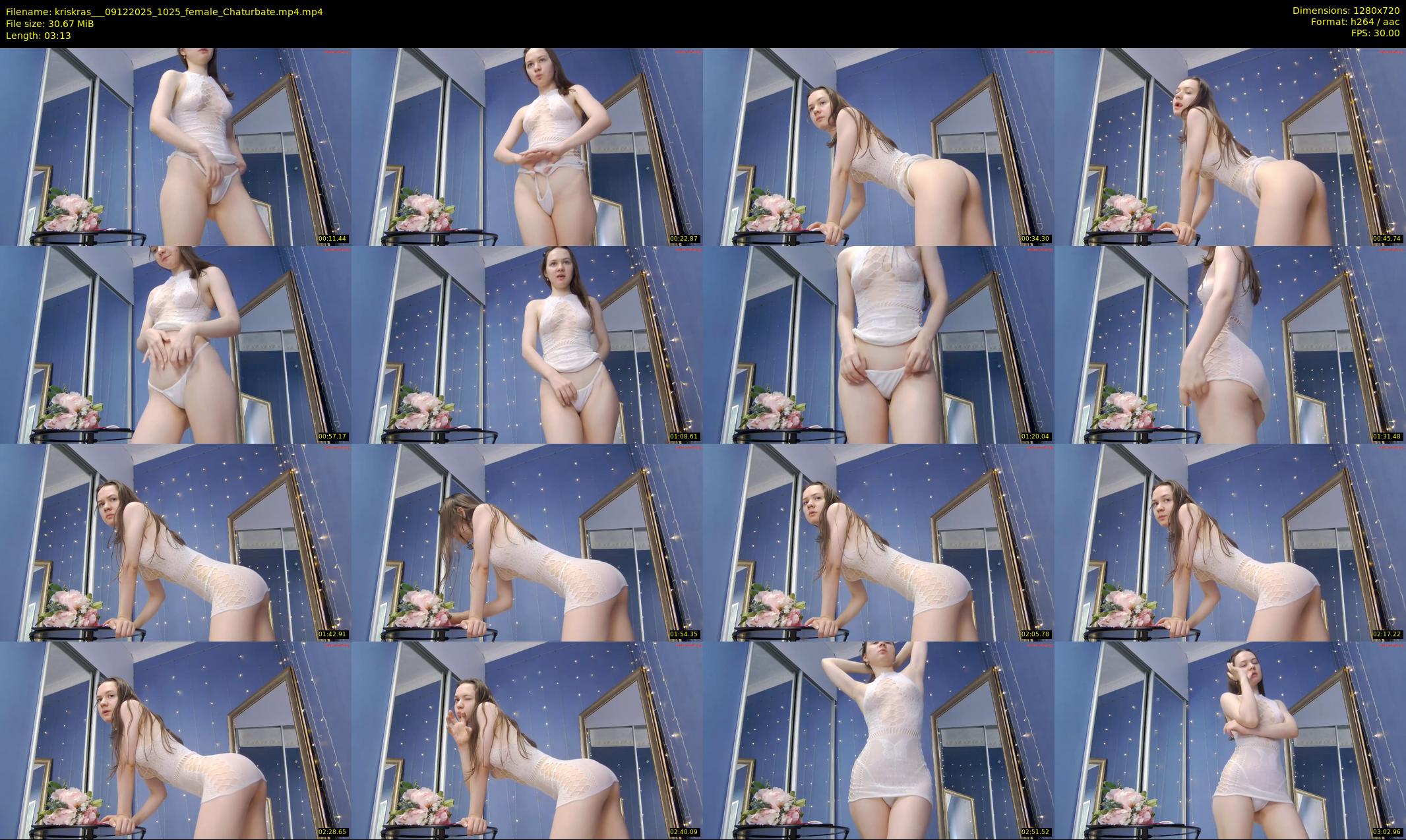 kriskras__ — 4 minute Chaturbate female cam show recording, 720p, Dec 9, 2025