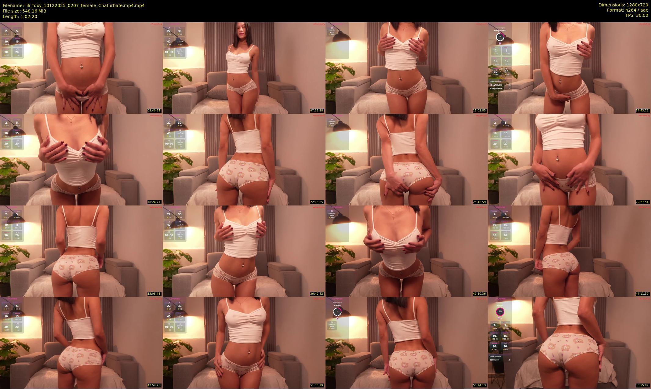 lili_foxy — 63 minute Chaturbate female cam show recording, 720p, Dec 10, 2025