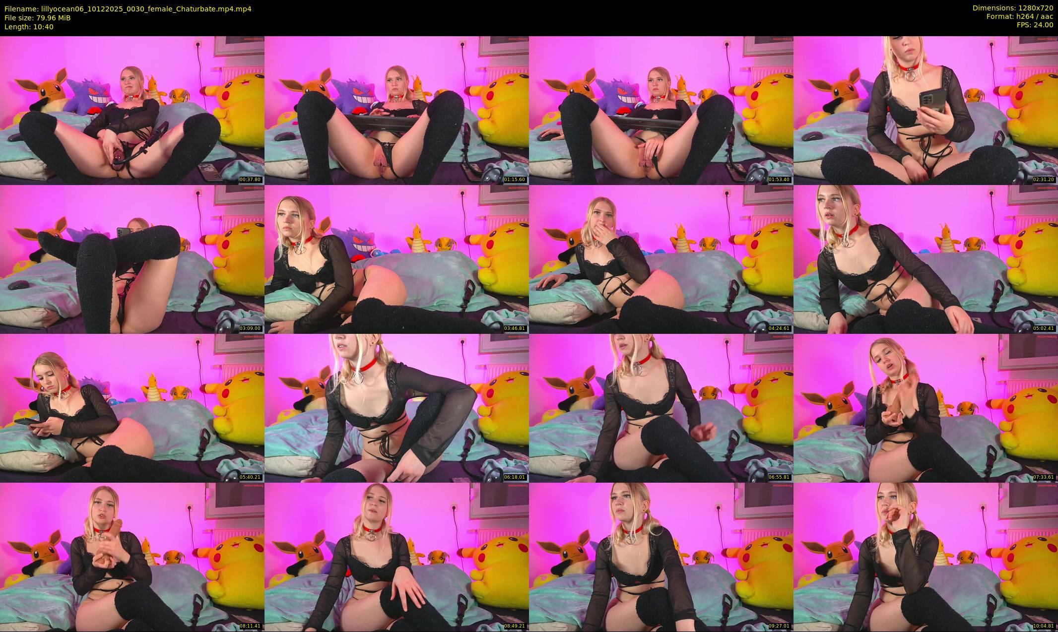 lillyocean06 — 11 minute Chaturbate female cam show recording, 720p, Dec 10, 2025