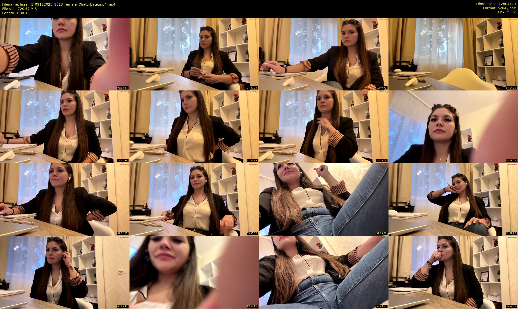 lissa__1 — 61 minute Chaturbate female cam show recording, 720p, Dec 9, 2025