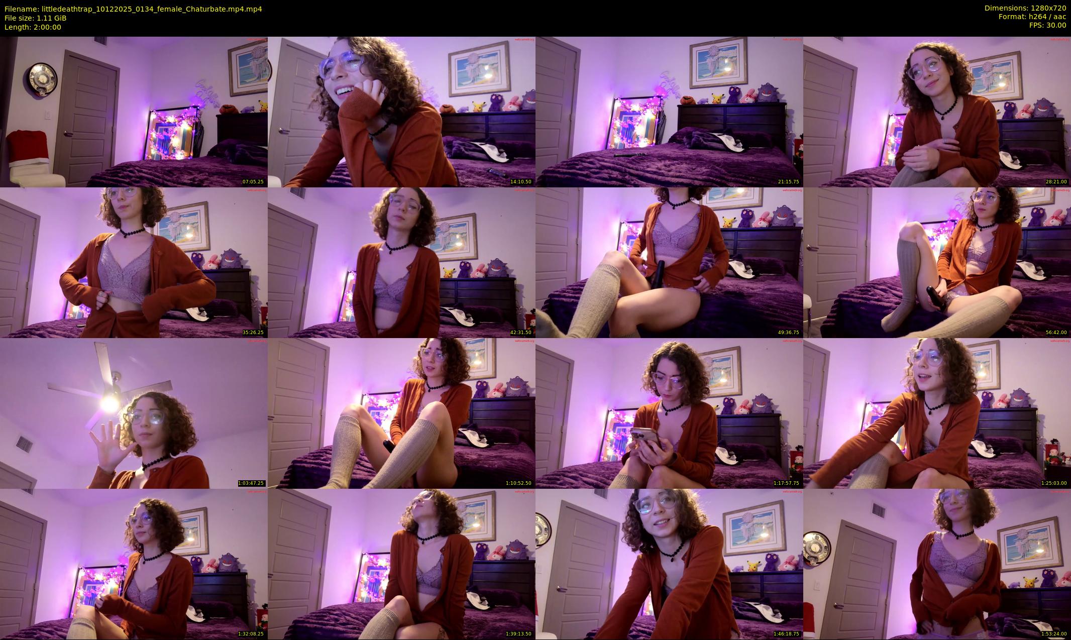 littledeathtrap — 120 minute Chaturbate female cam show recording, 720p, Dec 10, 2025