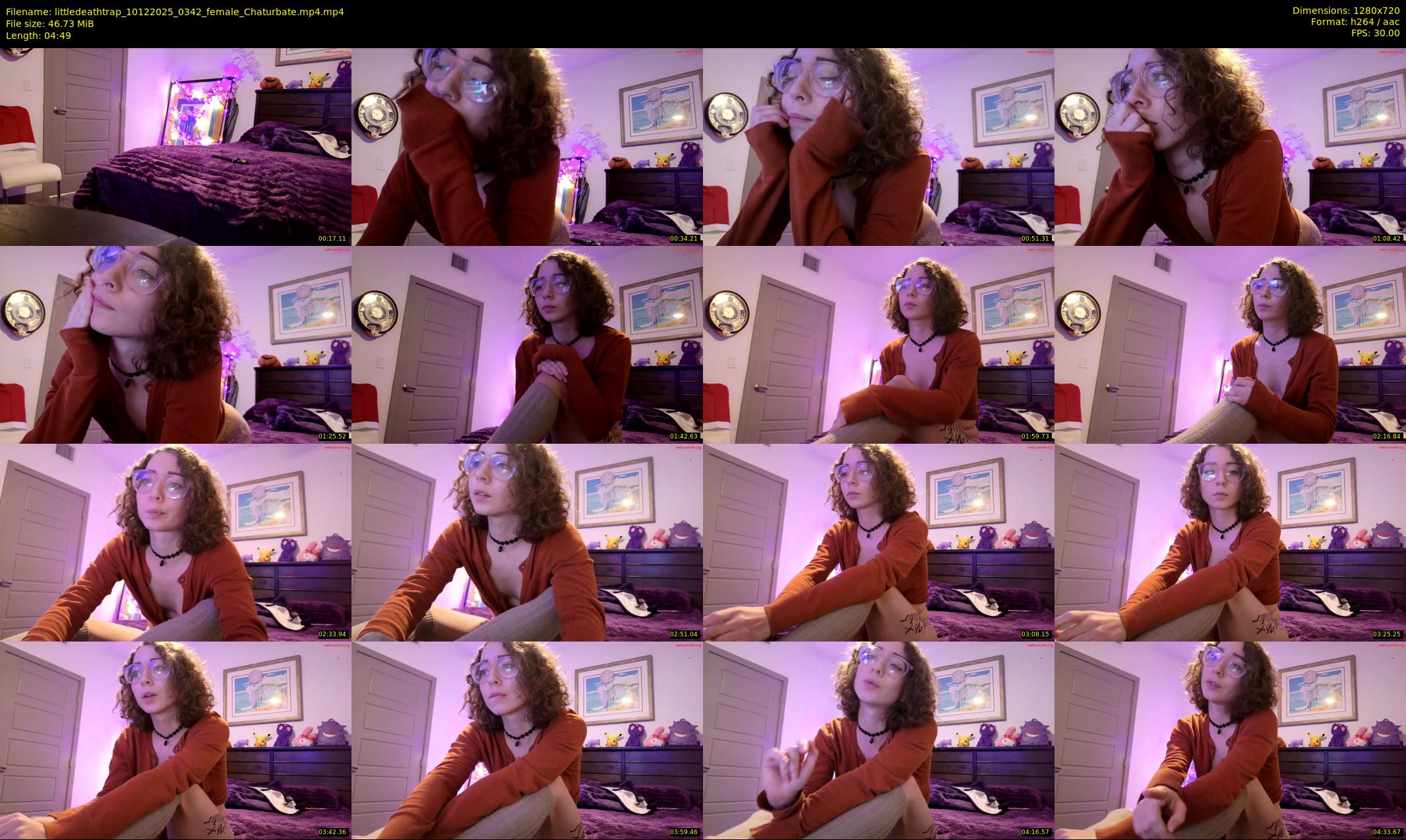 littledeathtrap — 5 minute Chaturbate female cam show recording, 720p, Dec 10, 2025
