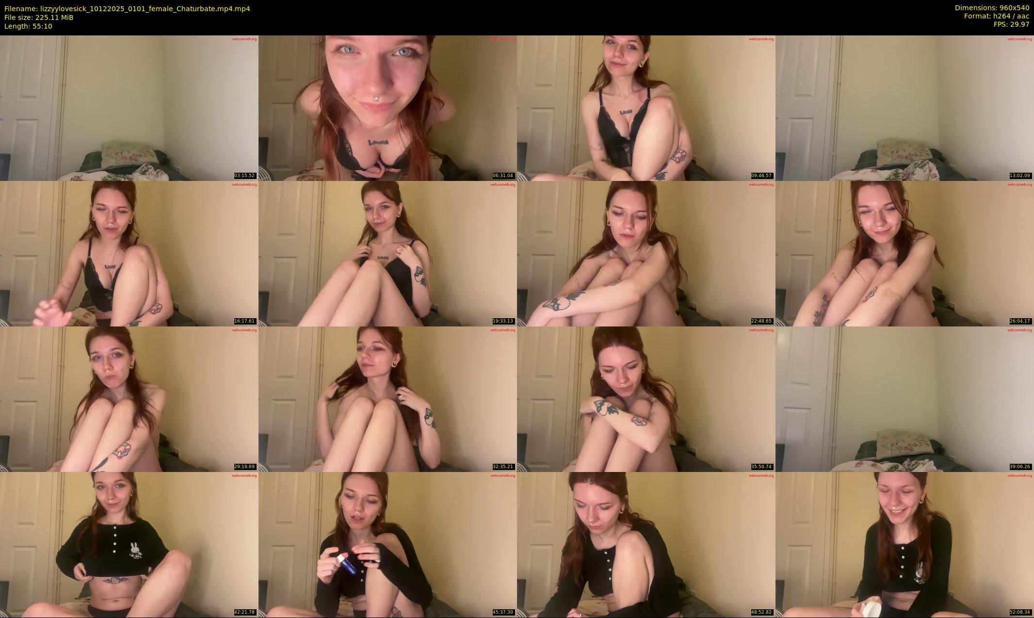 lizzyylovesick — 56 minute Chaturbate female cam show recording, 480p, Dec 10, 2025