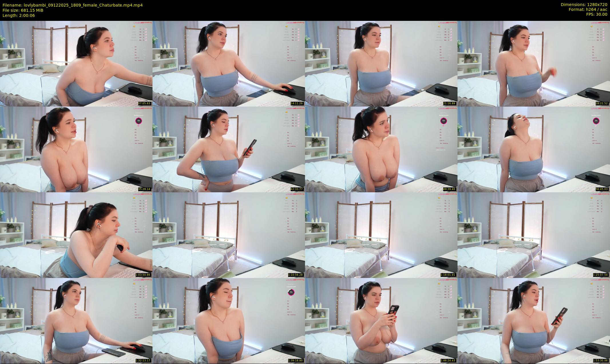 lovlybambi — 121 minute Chaturbate female cam show recording, 720p, Dec 9, 2025