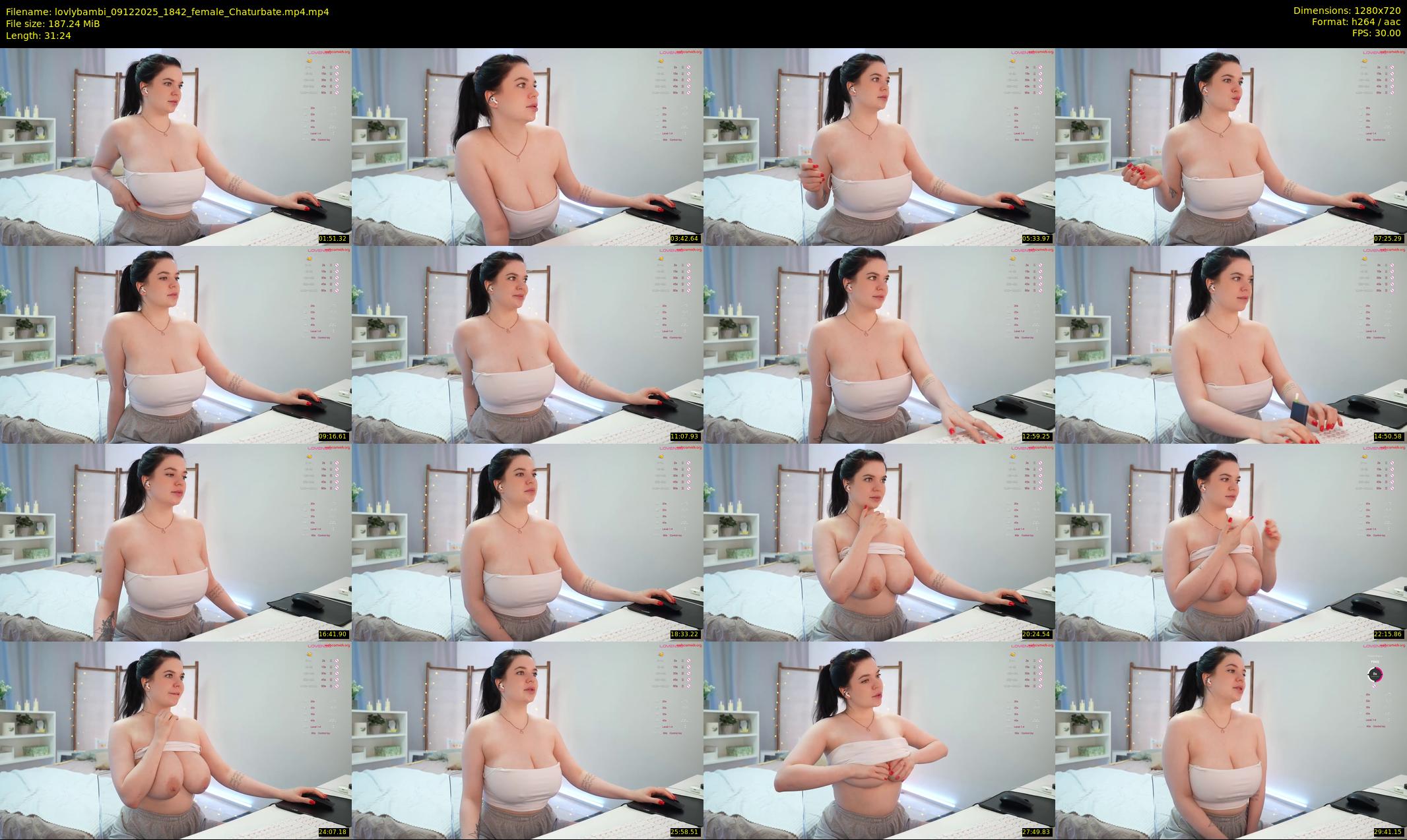 lovlybambi — 32 minute Chaturbate female cam show recording, 720p, Dec 9, 2025