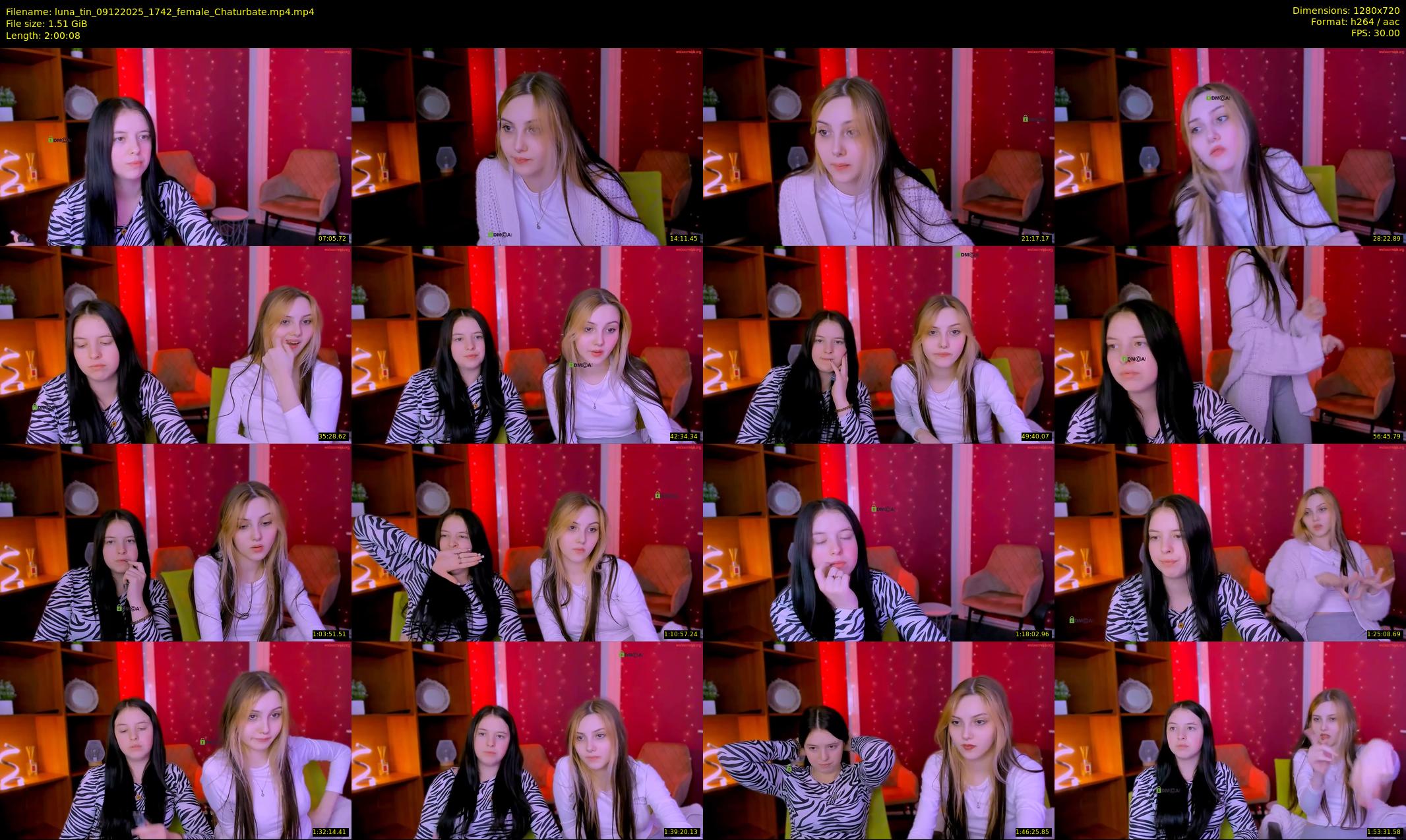luna_tin — 121 minute Chaturbate couple cam show recording, 720p, Dec 9, 2025