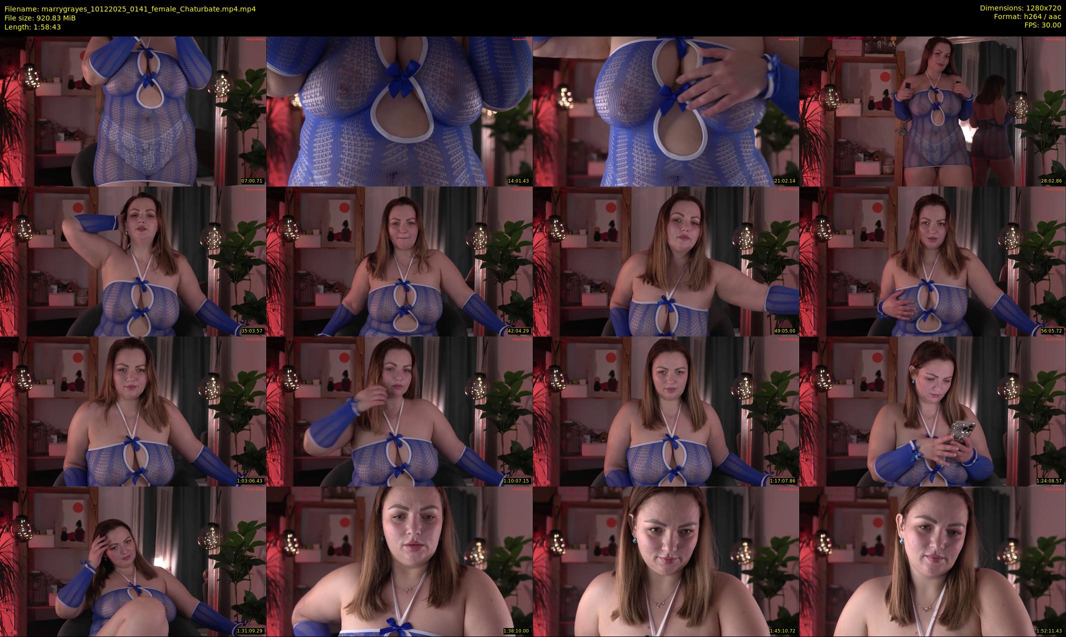 marrygrayes — 119 minute Chaturbate female cam show recording, 720p, Dec 10, 2025