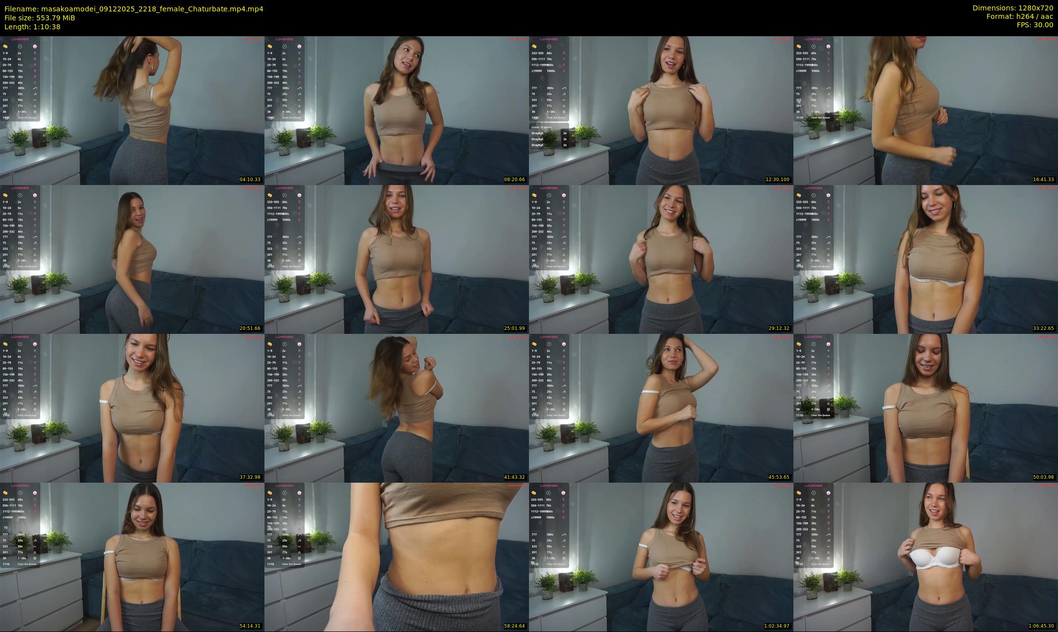 masakoamodei — 71 minute Chaturbate female cam show recording, 720p, Dec 9, 2025