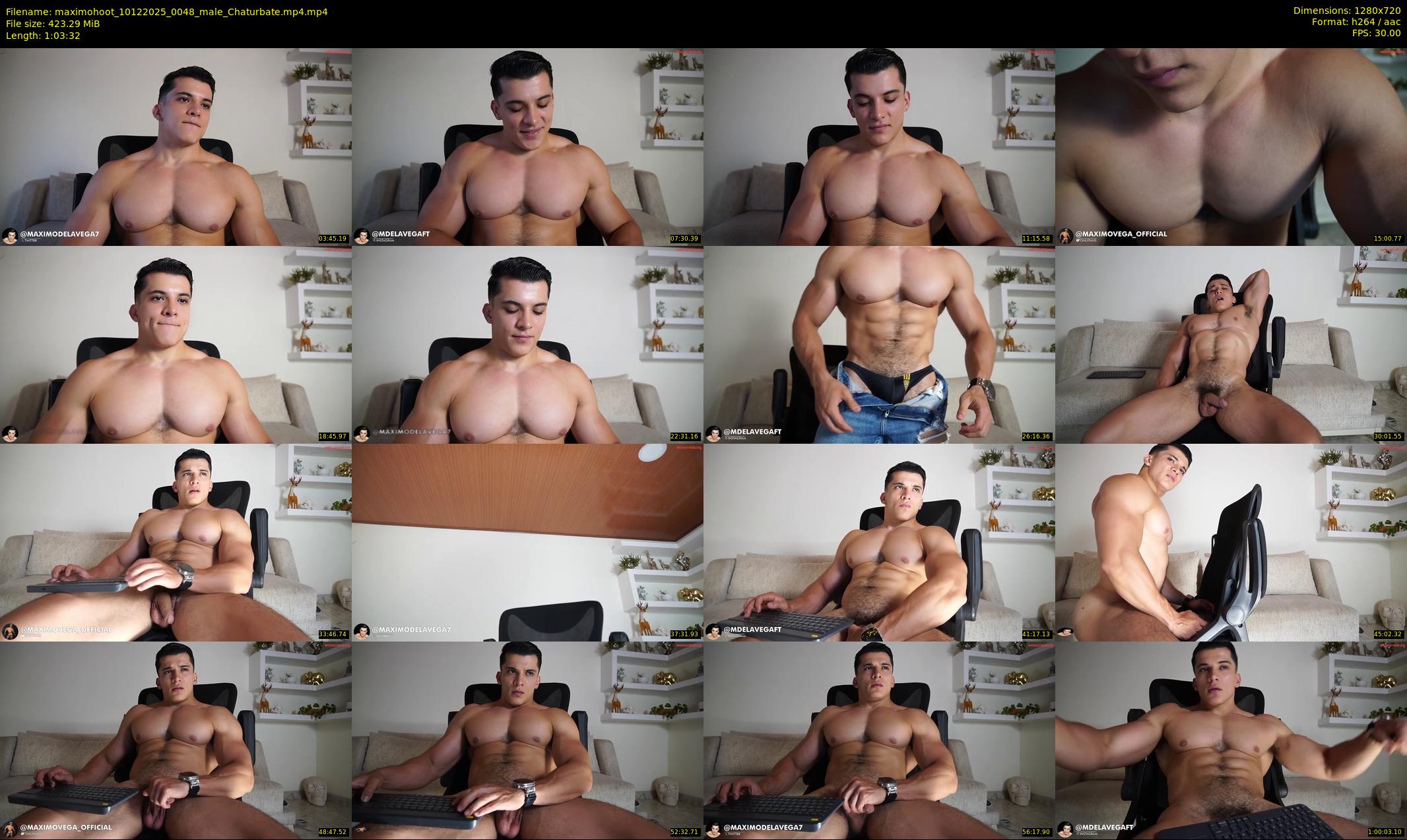 maximohoot — 64 minute Chaturbate male cam show recording, 720p, Dec 10, 2025
