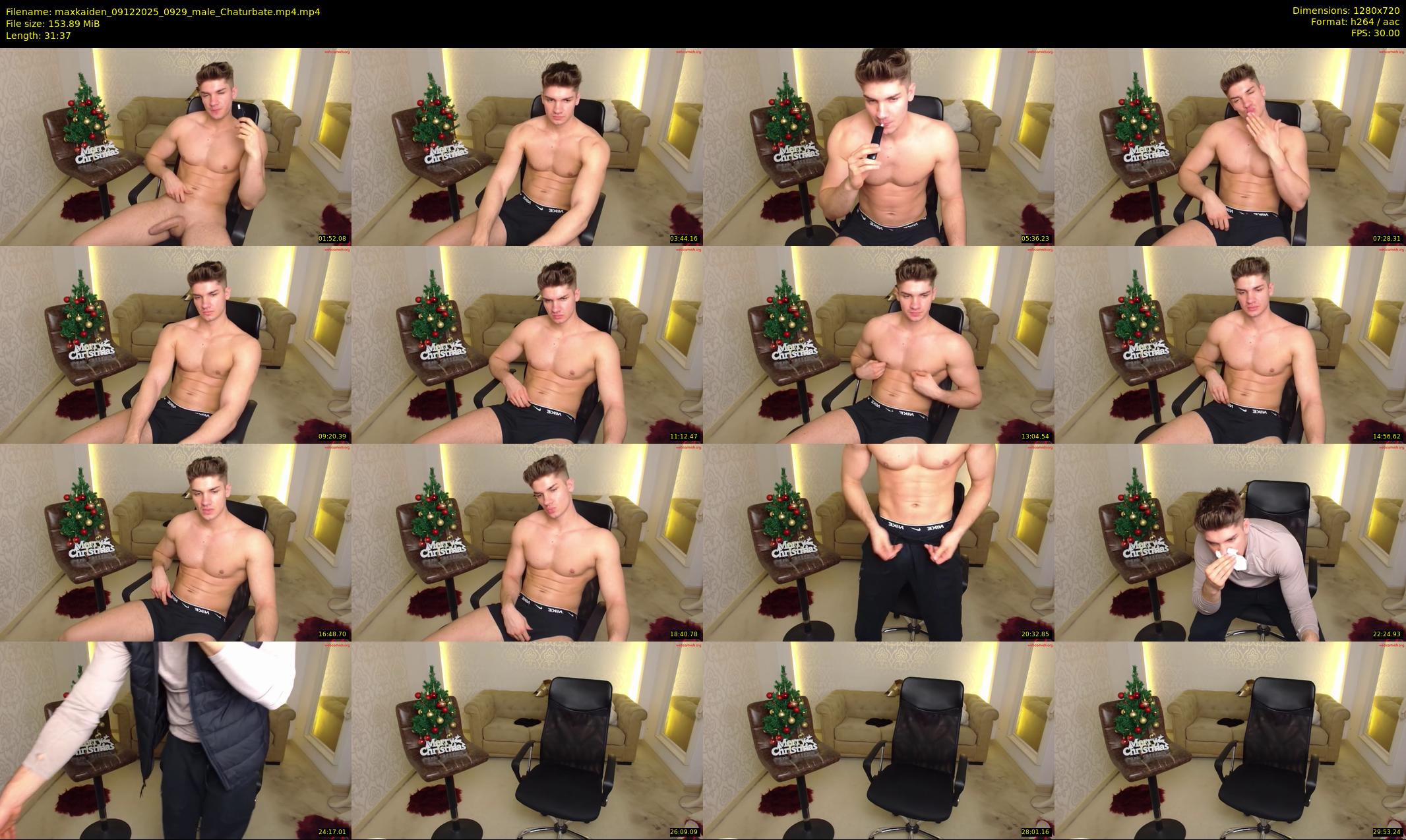 maxkaiden — 32 minute Chaturbate male cam show recording, 720p, Dec 9, 2025