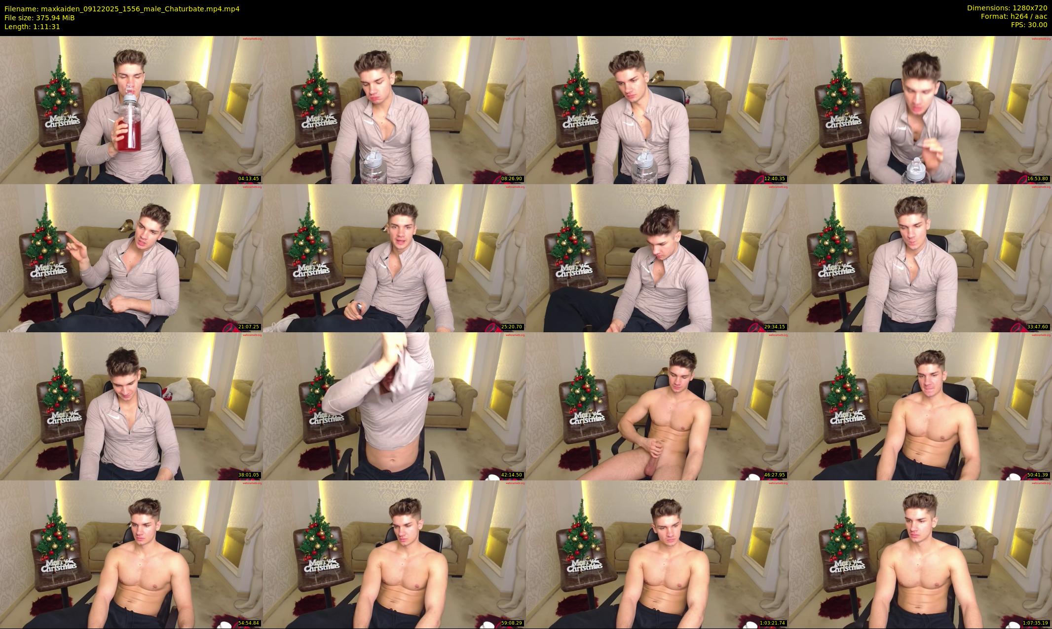 maxkaiden — 72 minute Chaturbate male cam show recording, 720p, Dec 9, 2025