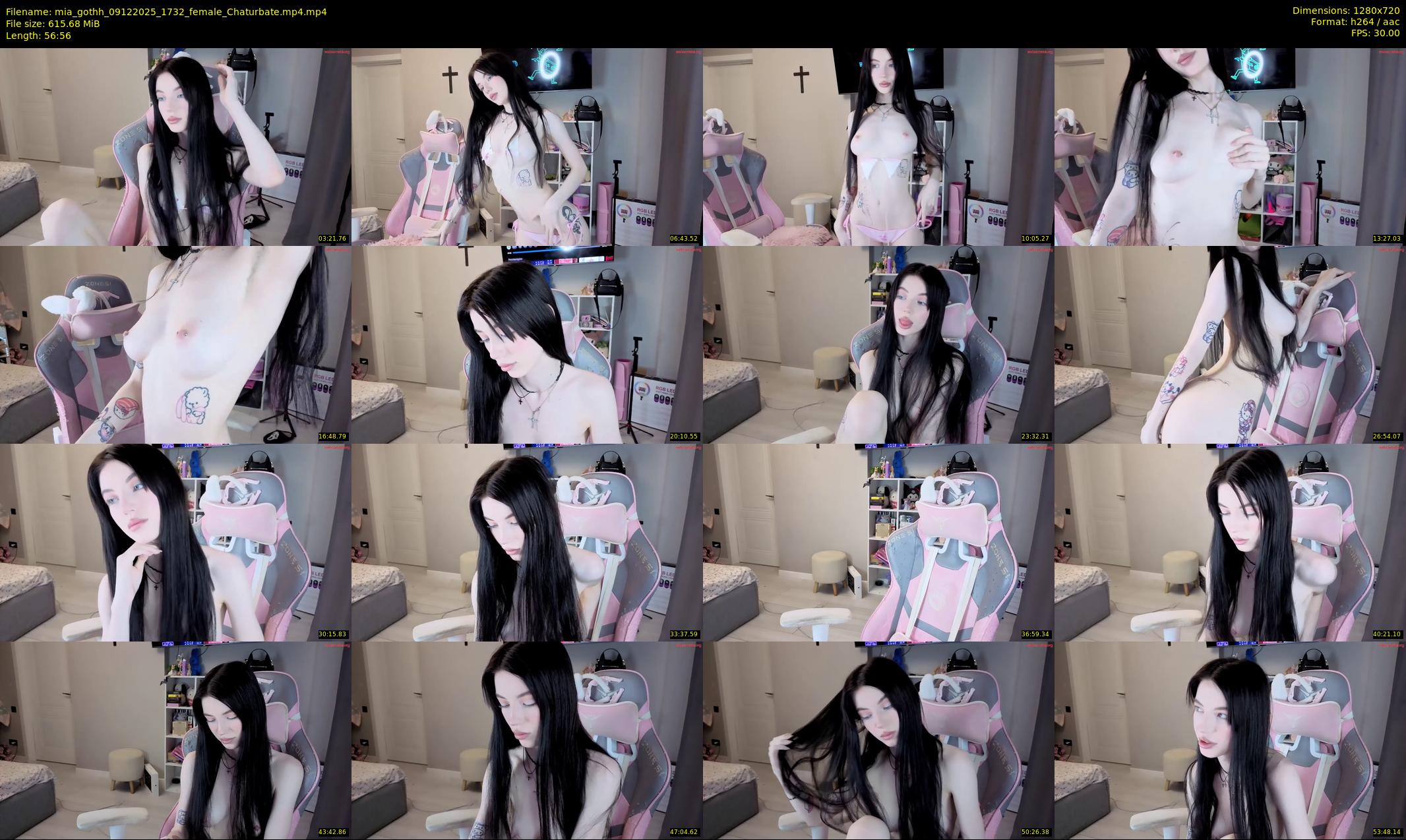 mia_gothh — 57 minute Chaturbate female cam show recording, 720p, Dec 9, 2025
