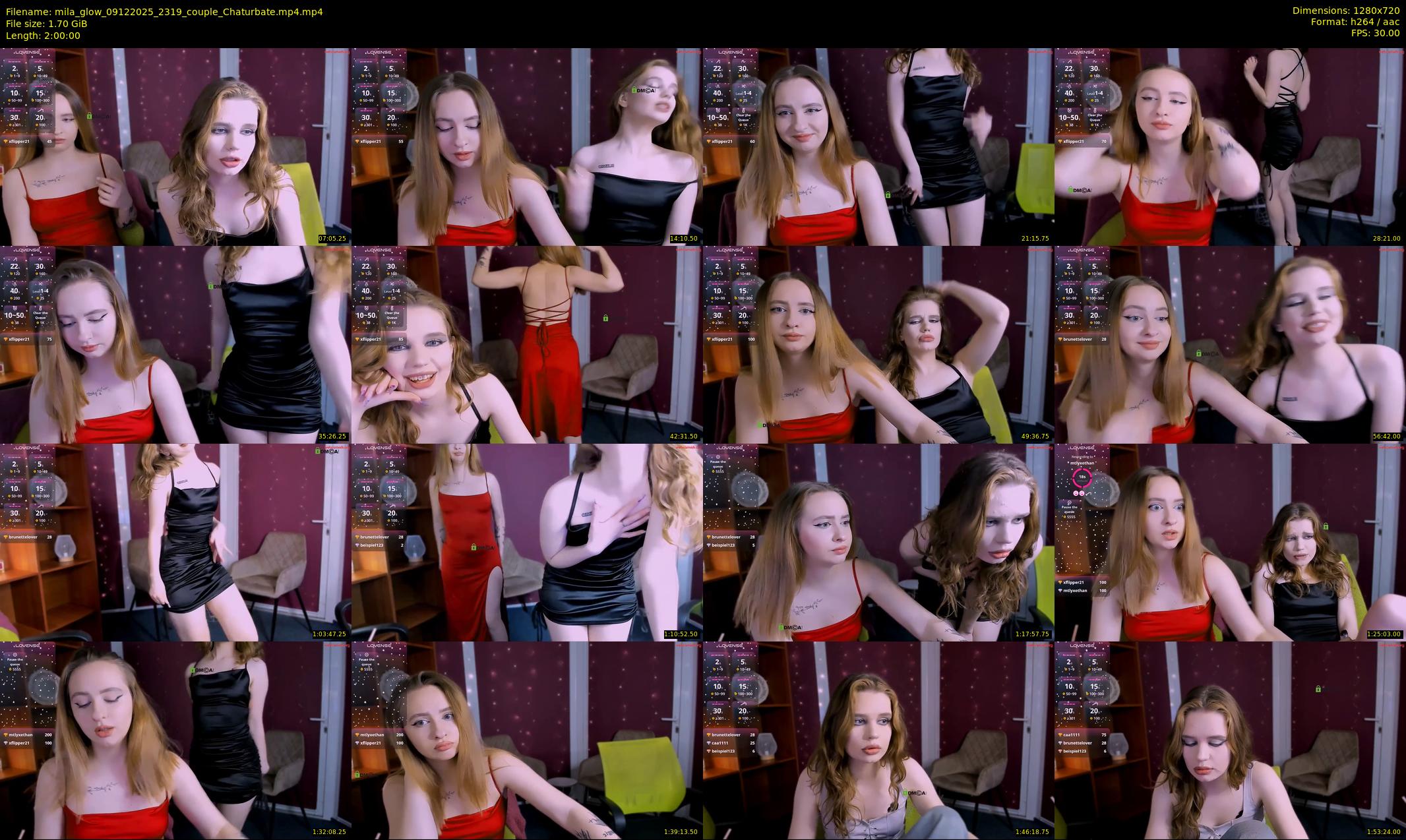 mila_glow — 120 minute Chaturbate female cam show recording, 720p, Dec 9, 2025
