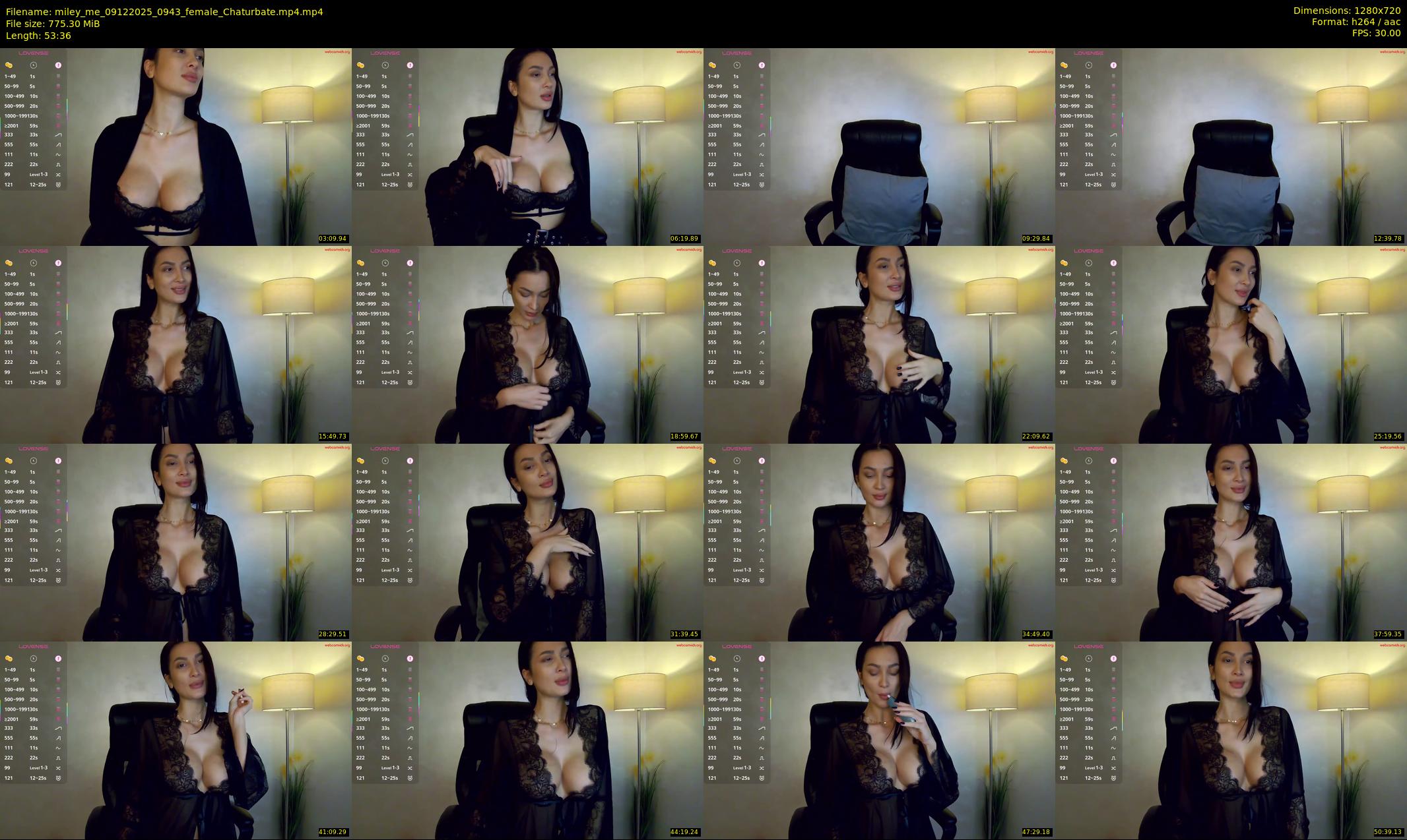 miley_me — 54 minute Chaturbate female cam show recording, 720p, Dec 9, 2025