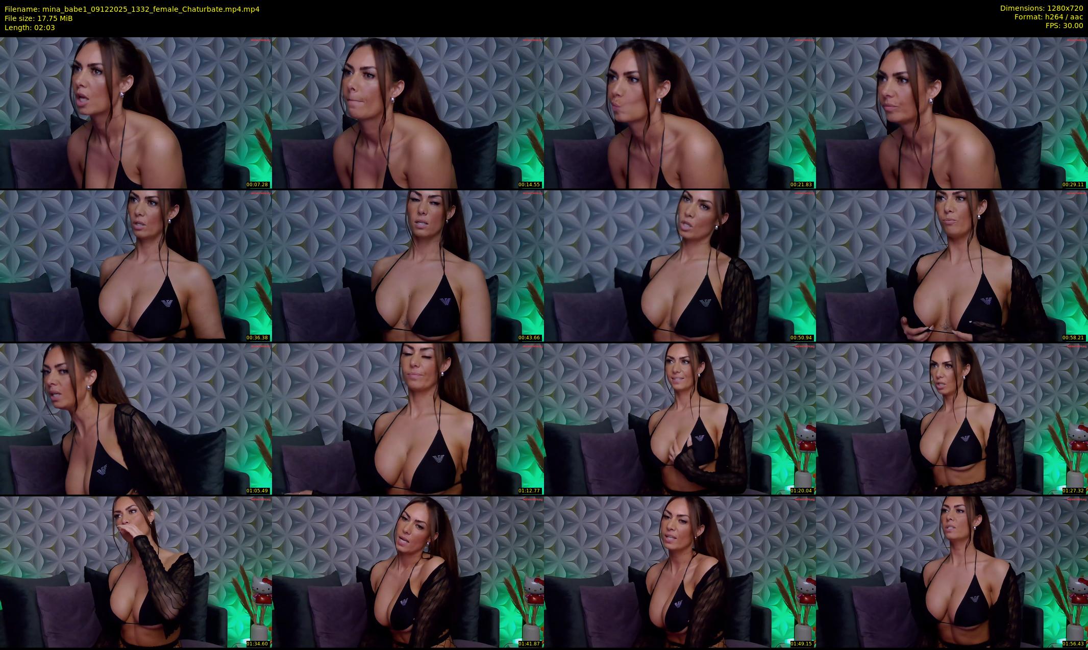 mina_babe1 — 3 minute Chaturbate female cam show recording, 720p, Dec 9, 2025