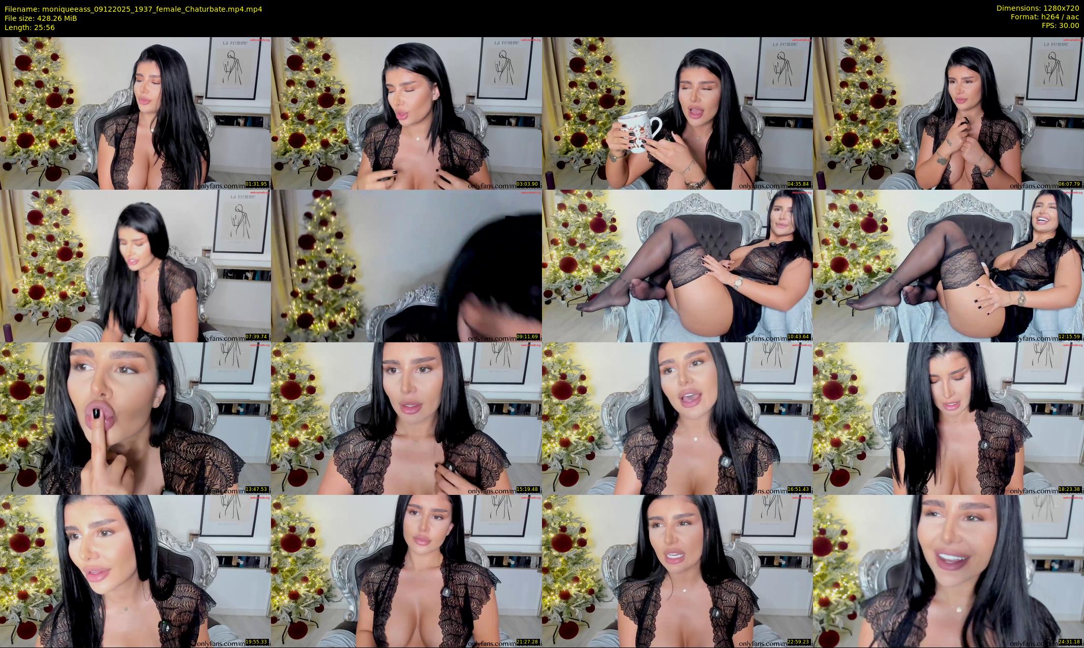 moniqueeass — 26 minute Chaturbate female cam show recording, 720p, Dec 9, 2025
