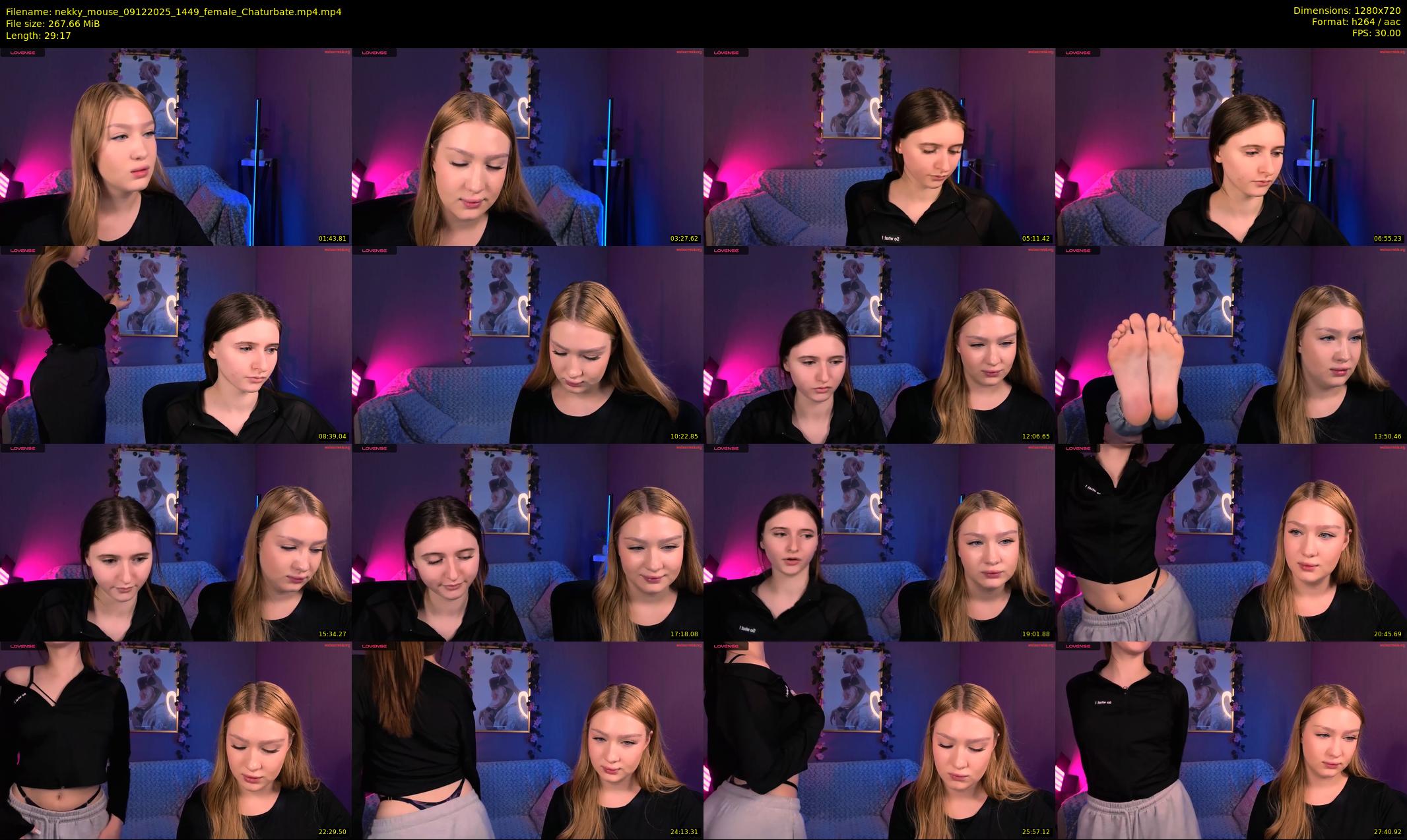 nekky_mouse — 30 minute Chaturbate female cam show recording, 720p, Dec 9, 2025