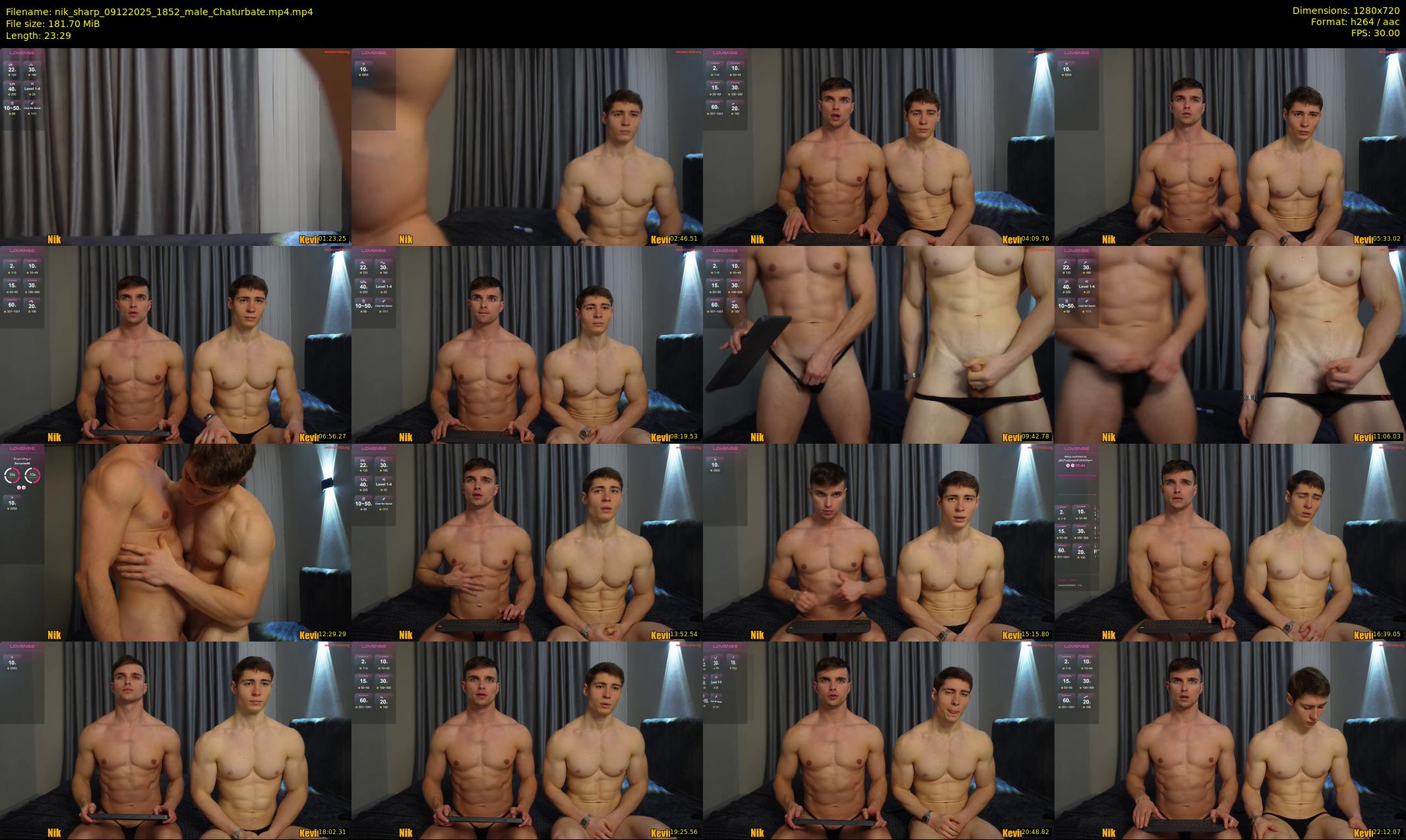 nik_sharp — 24 minute Chaturbate male cam show recording, 720p, Dec 9, 2025