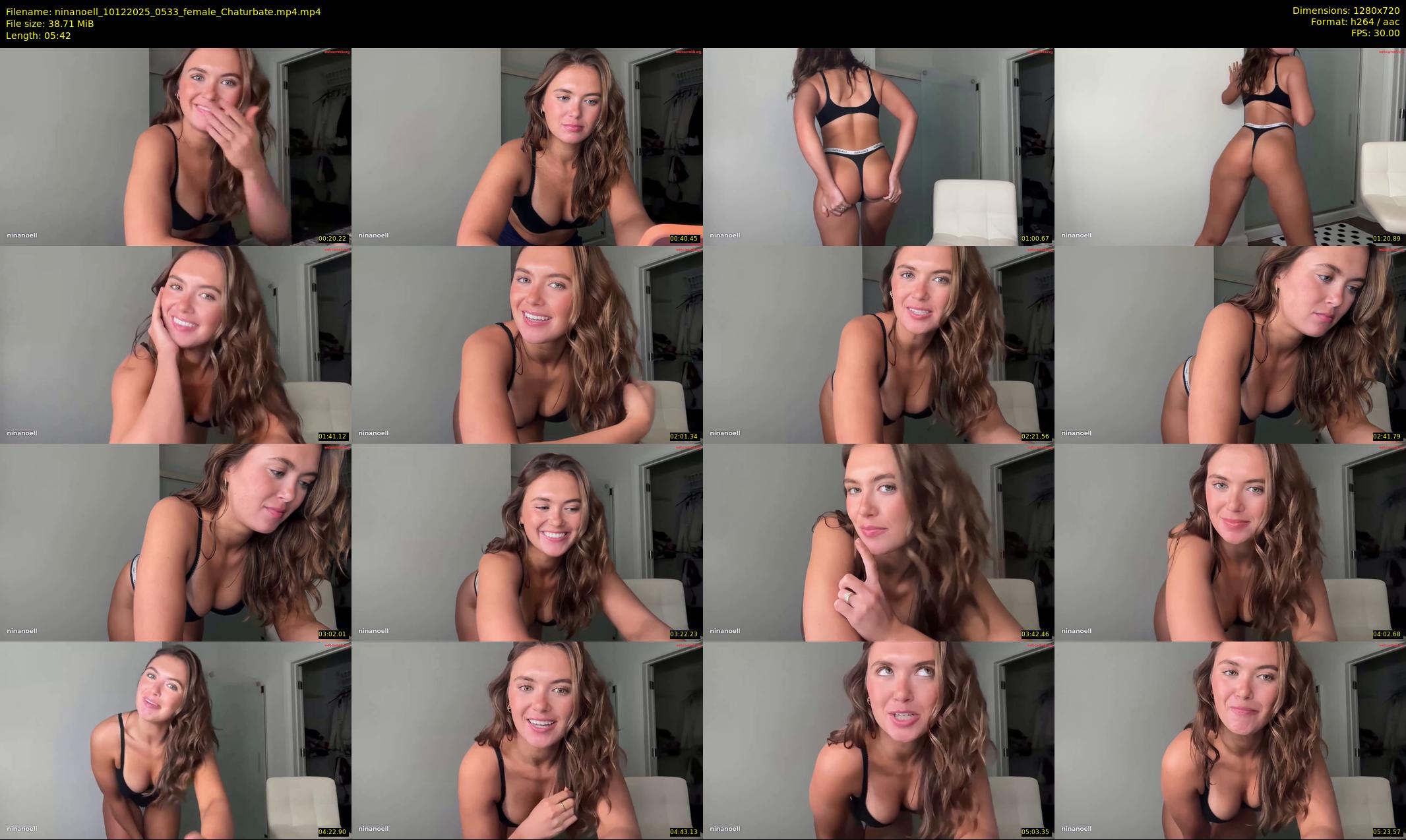 ninanoell — 6 minute Chaturbate female cam show recording, 720p, Dec 10, 2025