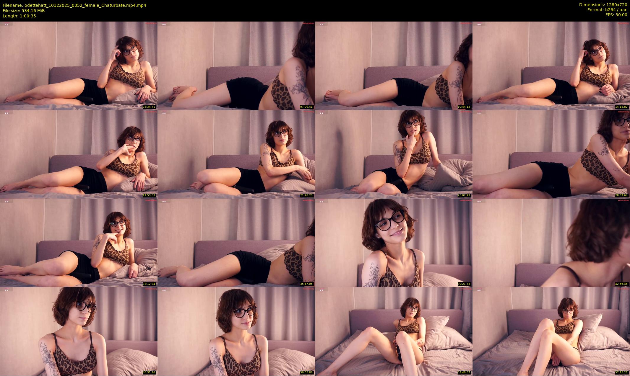 odettehatt — 61 minute Chaturbate female cam show recording, 720p, Dec 10, 2025