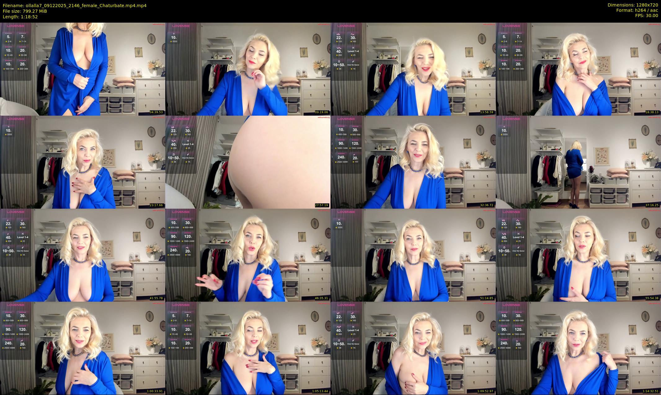 ollalla7 — 79 minute Chaturbate female cam show recording, 720p, Dec 9, 2025