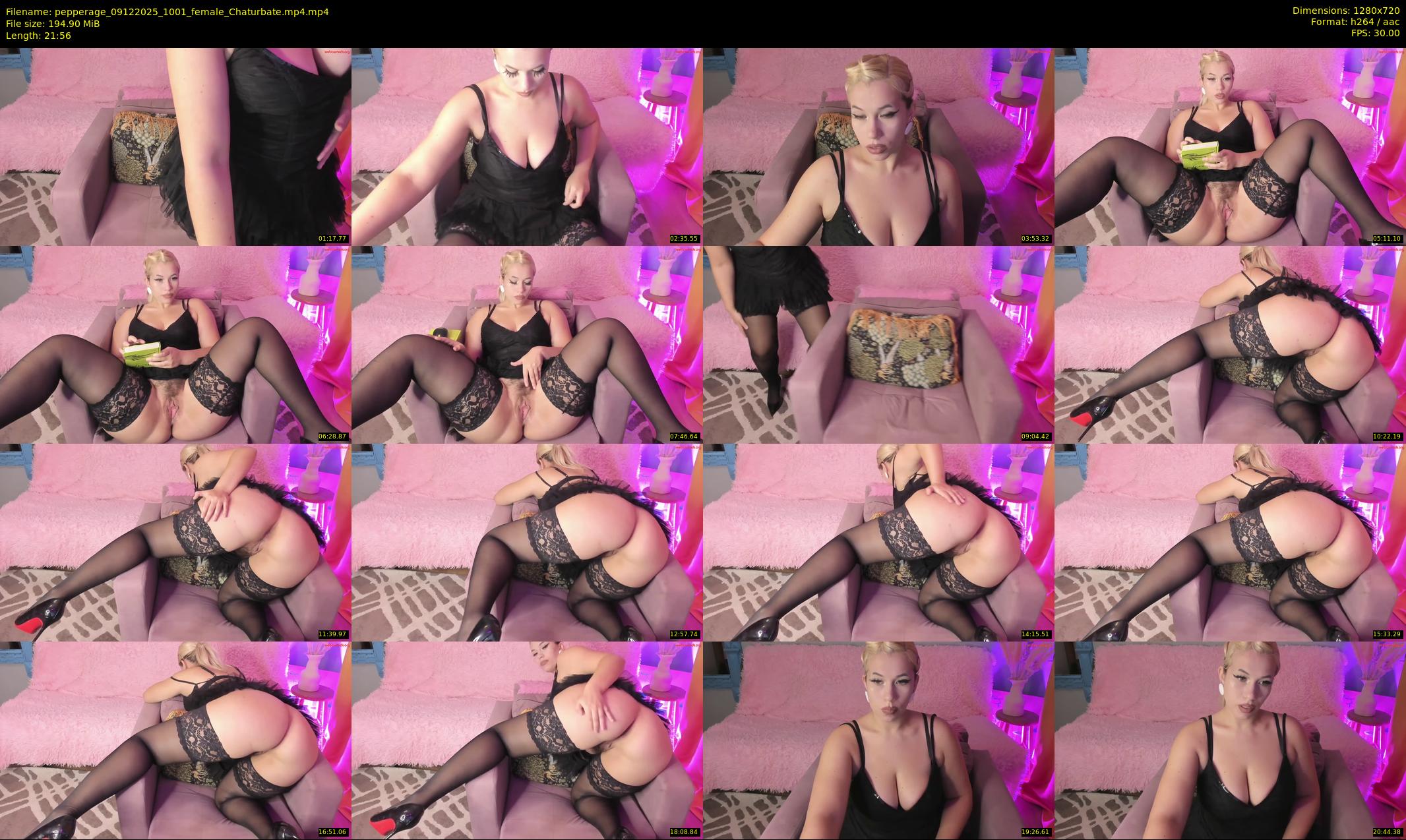 pepperage — 22 minute Chaturbate female cam show recording, 720p, Dec 9, 2025