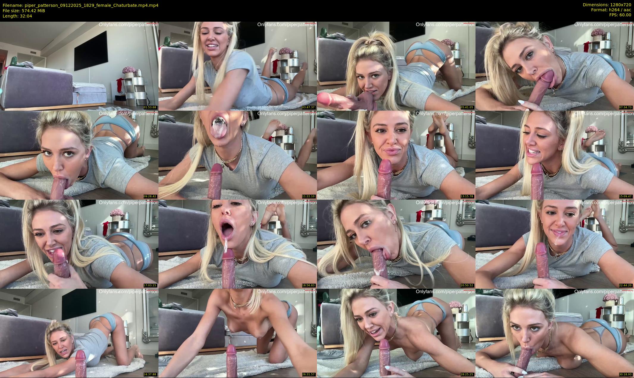 piper_patterson — 33 minute Chaturbate female cam show recording, 720p, Dec 9, 2025