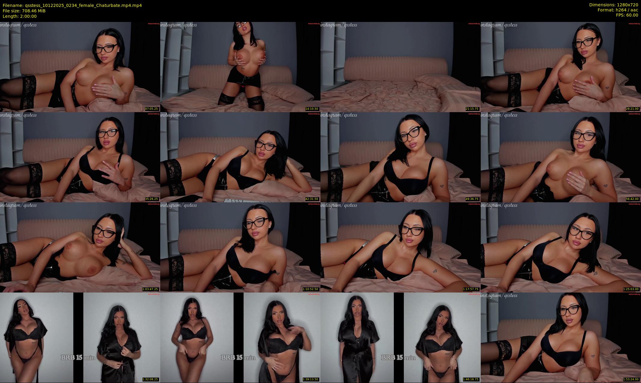 qsstess — 120 minute Chaturbate female cam show recording, 720p, Dec 10, 2025