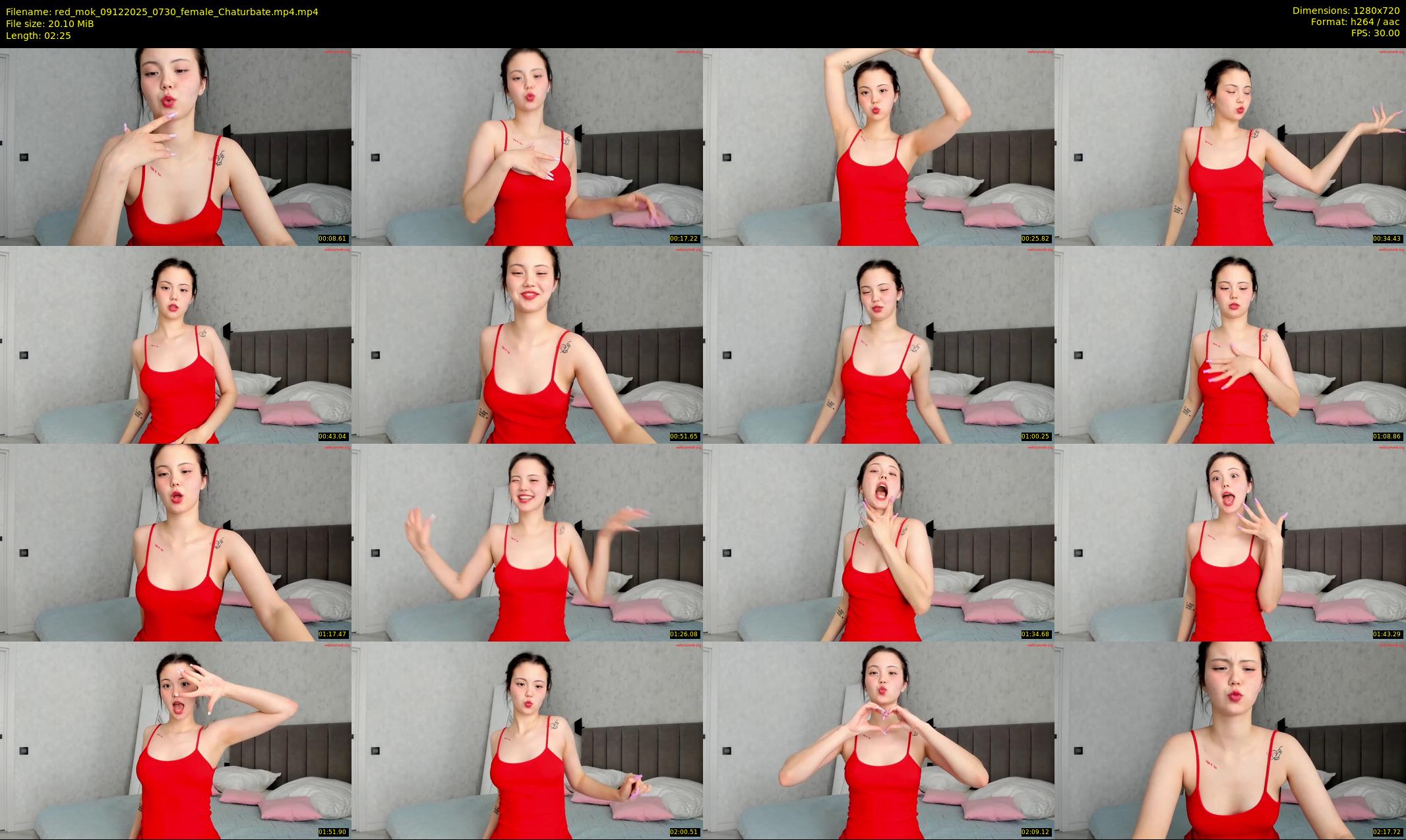 red_mok — 3 minute Chaturbate female cam show recording, 720p, Dec 9, 2025