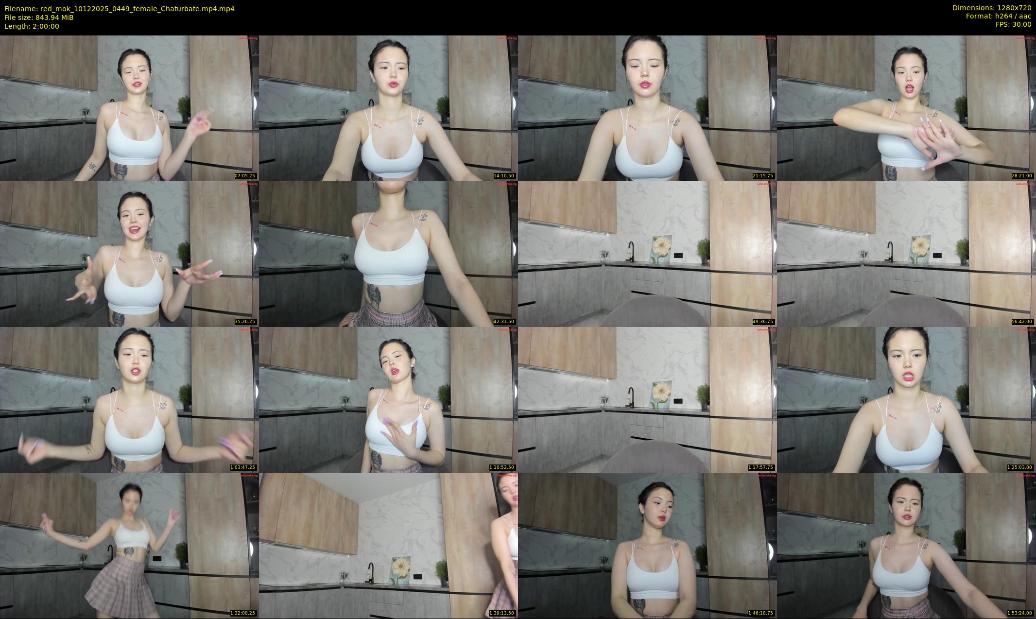 red_mok — 120 minute Chaturbate female cam show recording, 720p, Dec 10, 2025