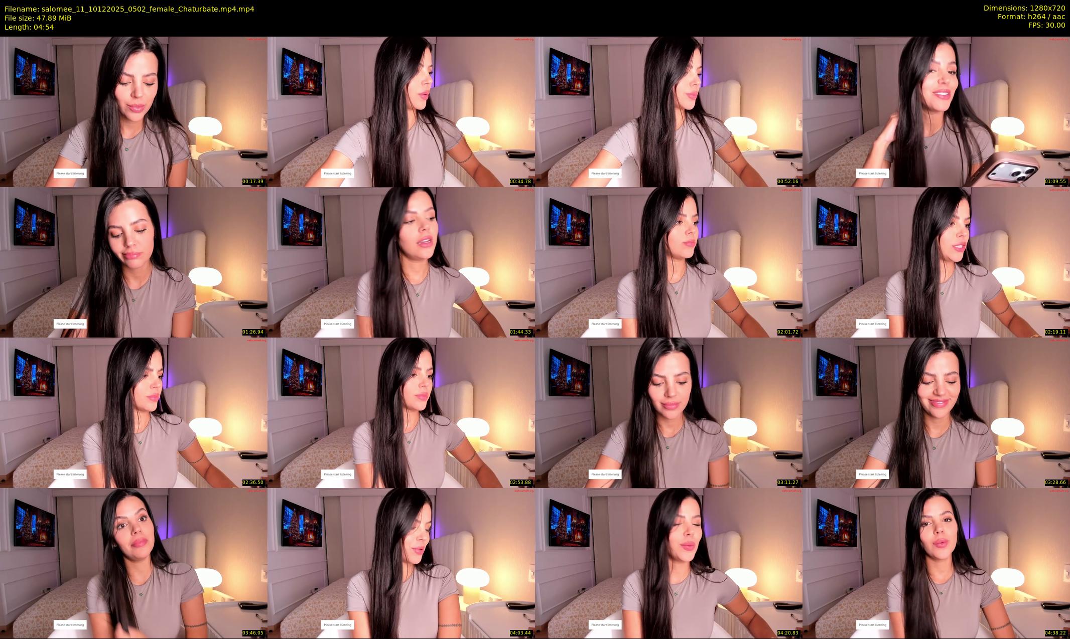 salomee_11 — 5 minute Chaturbate female cam show recording, 720p, Dec 10, 2025