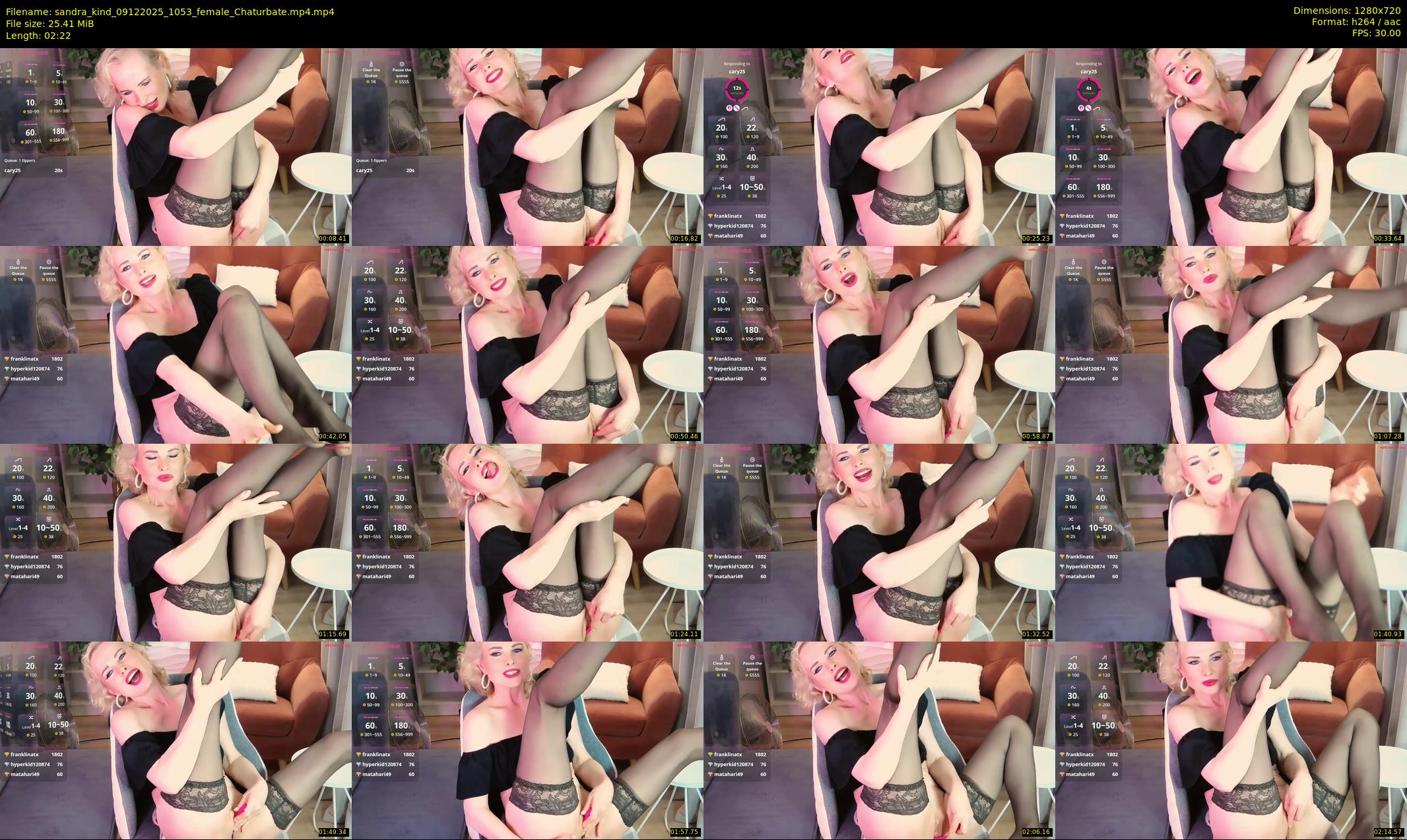 sandra_kind — 3 minute Chaturbate female cam show recording, 720p, Dec 9, 2025