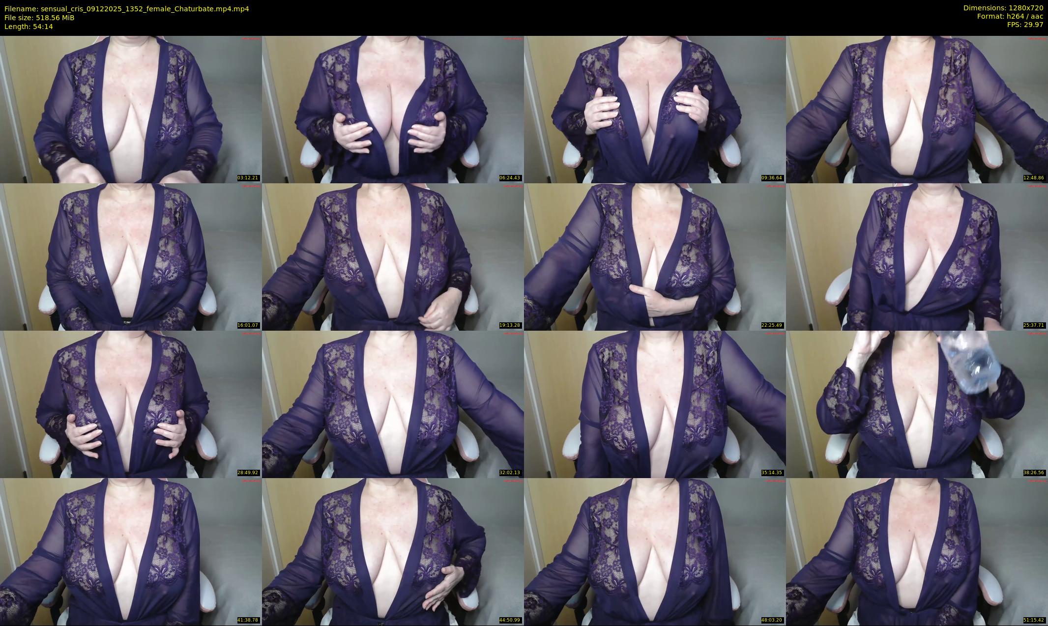 sensual_cris — 55 minute Chaturbate female cam show recording, 720p, Dec 9, 2025