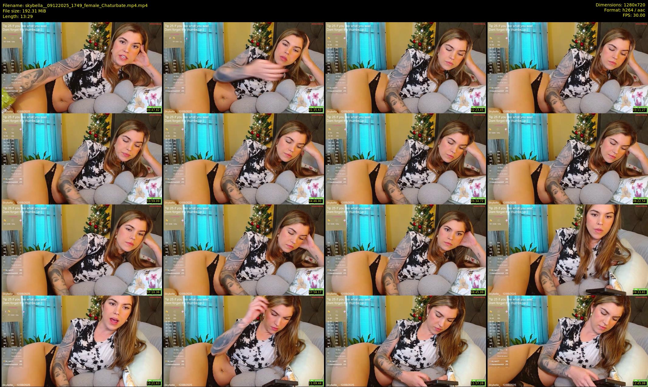 skybella_ — 14 minute Chaturbate female cam show recording, 720p, Dec 9, 2025