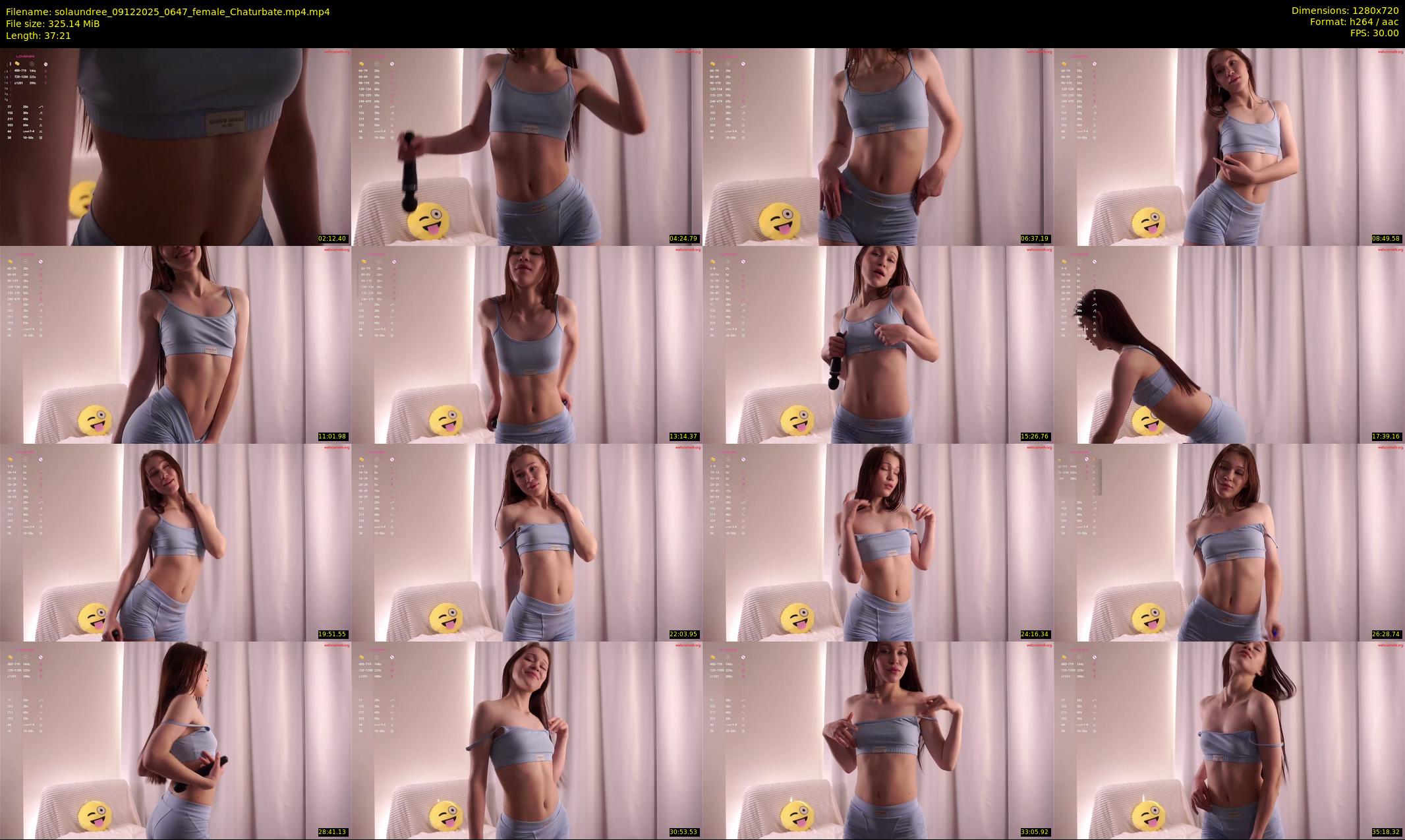 solaundree — 38 minute Chaturbate female cam show recording, 720p, Dec 9, 2025