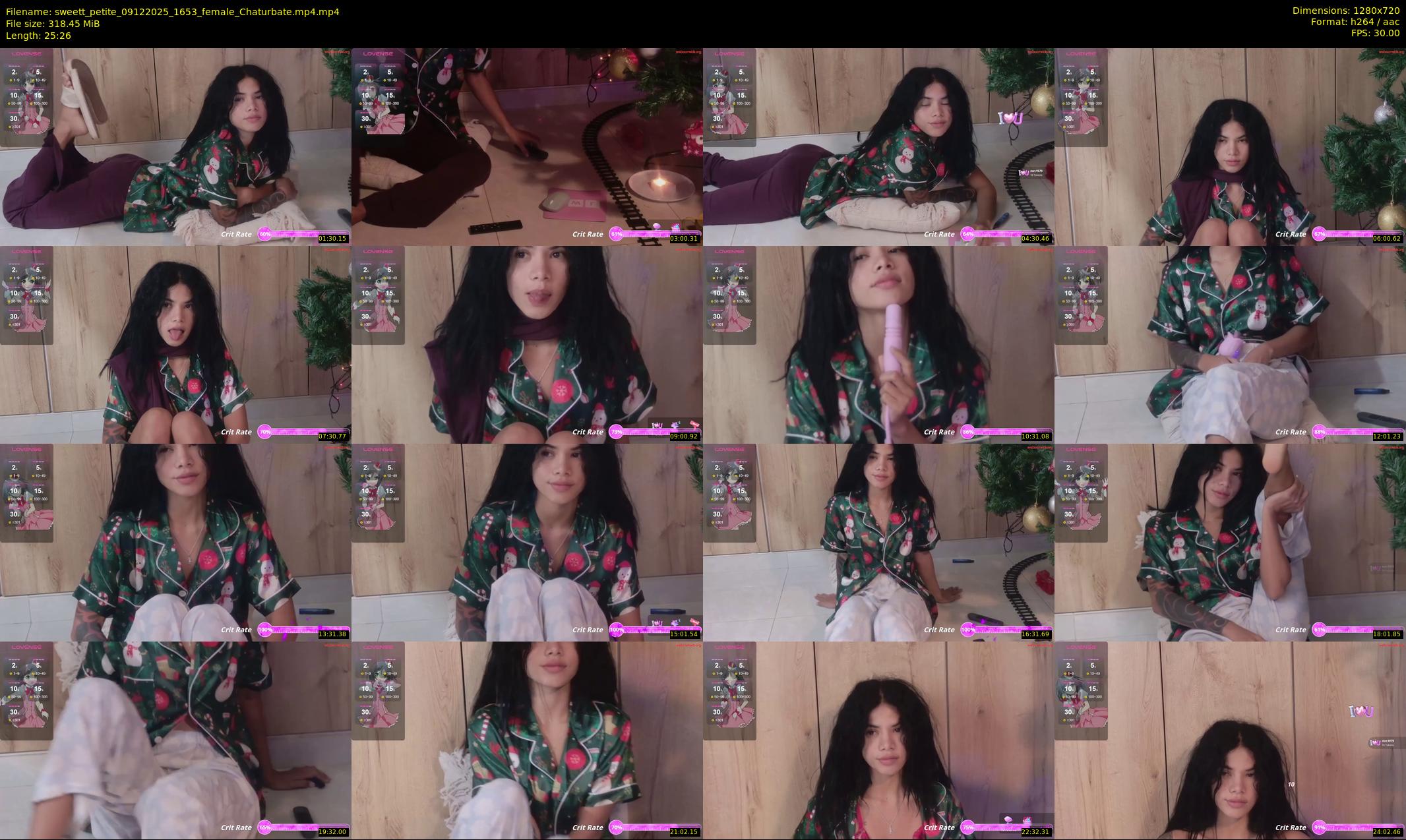 sweett_petite — 26 minute Chaturbate female cam show recording, 720p, Dec 9, 2025