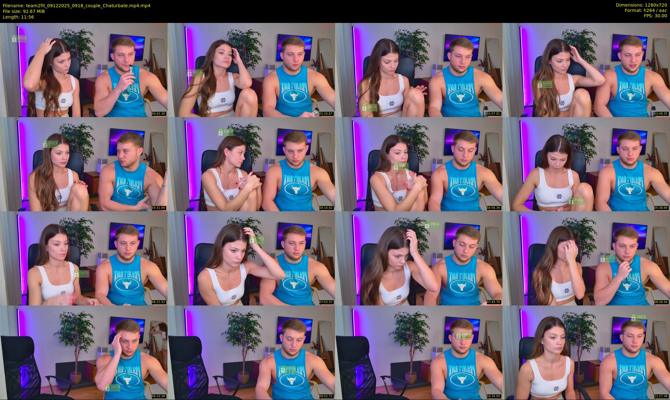 team2fit — 12 minute Chaturbate couple cam show recording, 720p, Dec 9, 2025